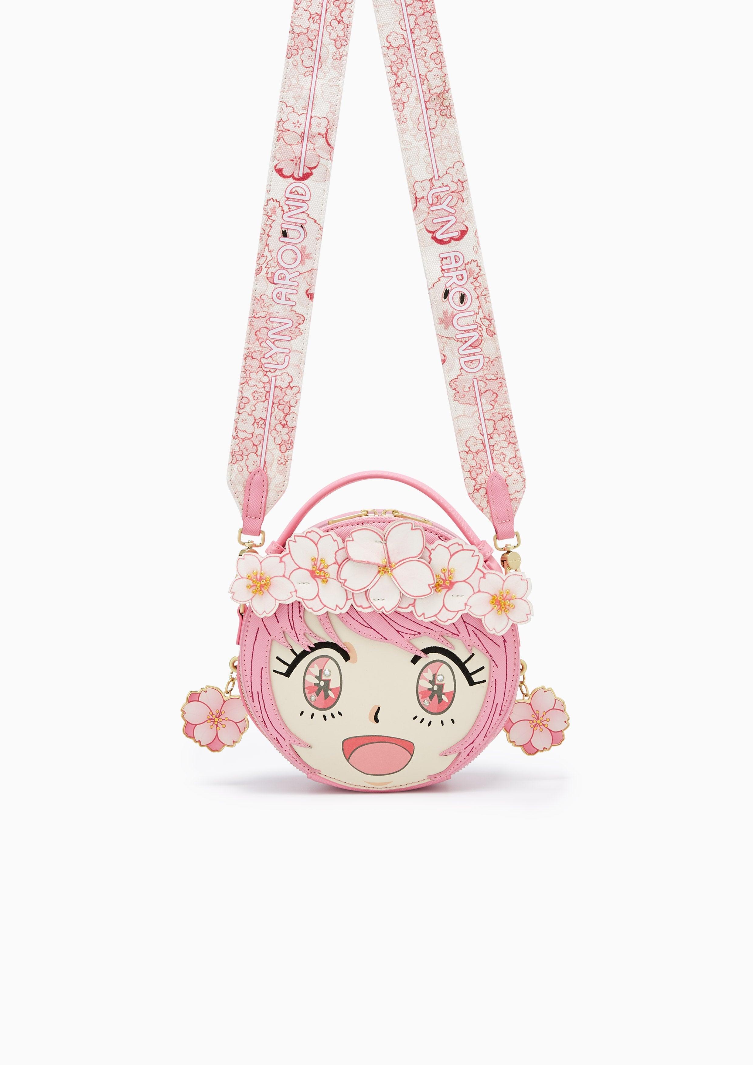 Sakura Gal Crossbody Bag Pink Lyn around