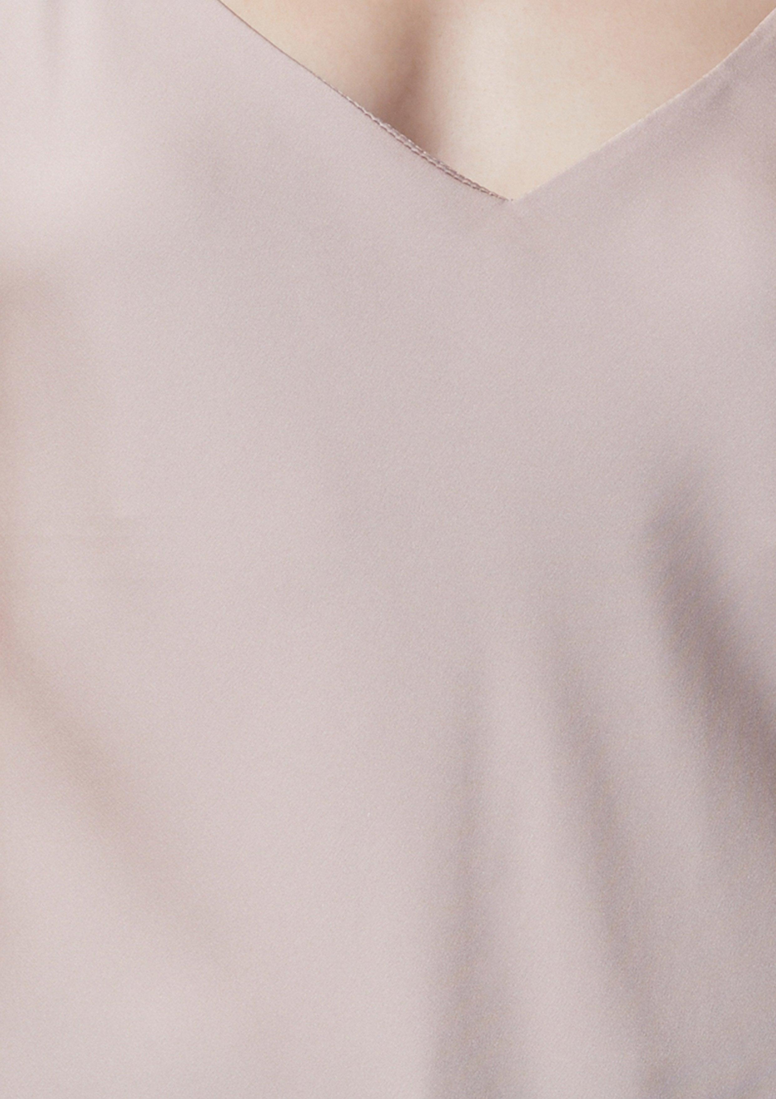 Basic V Neckline Top Nude