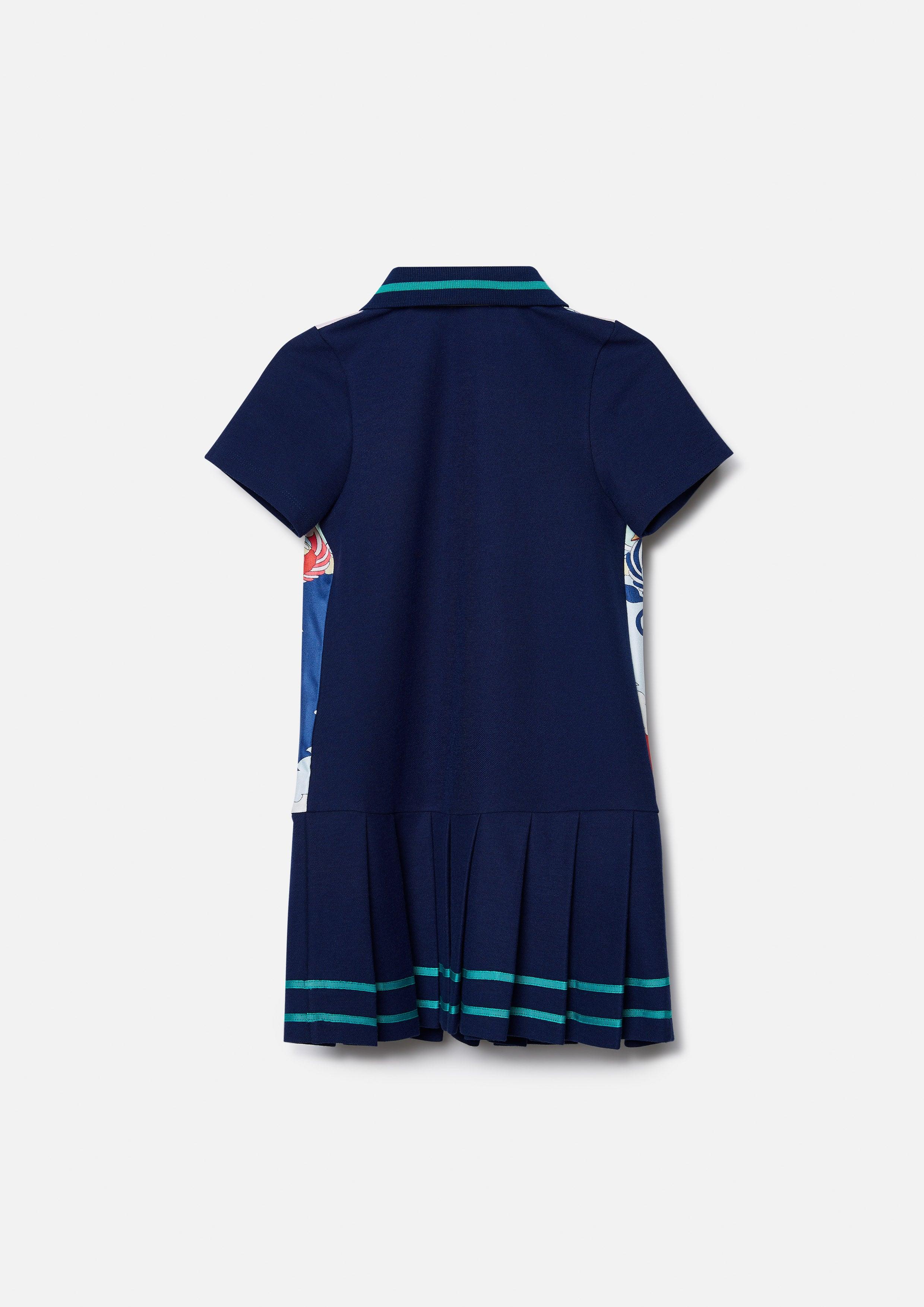 Lost in Museum Little Elysian Muse Polo Dress Navy