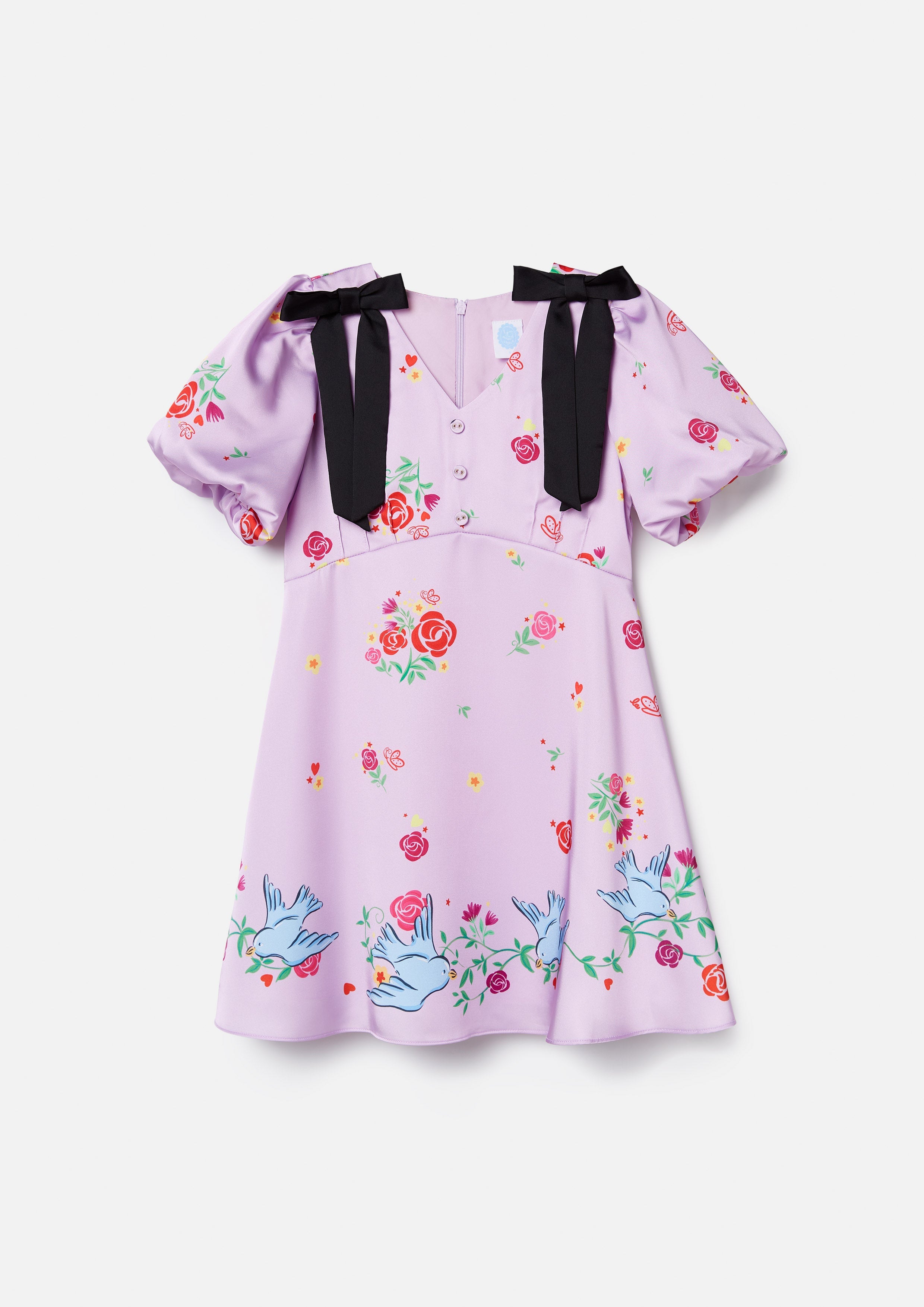 Bloom Patio Rosa Puff-Sleeve Dress For Girls Lost In Museum Collection