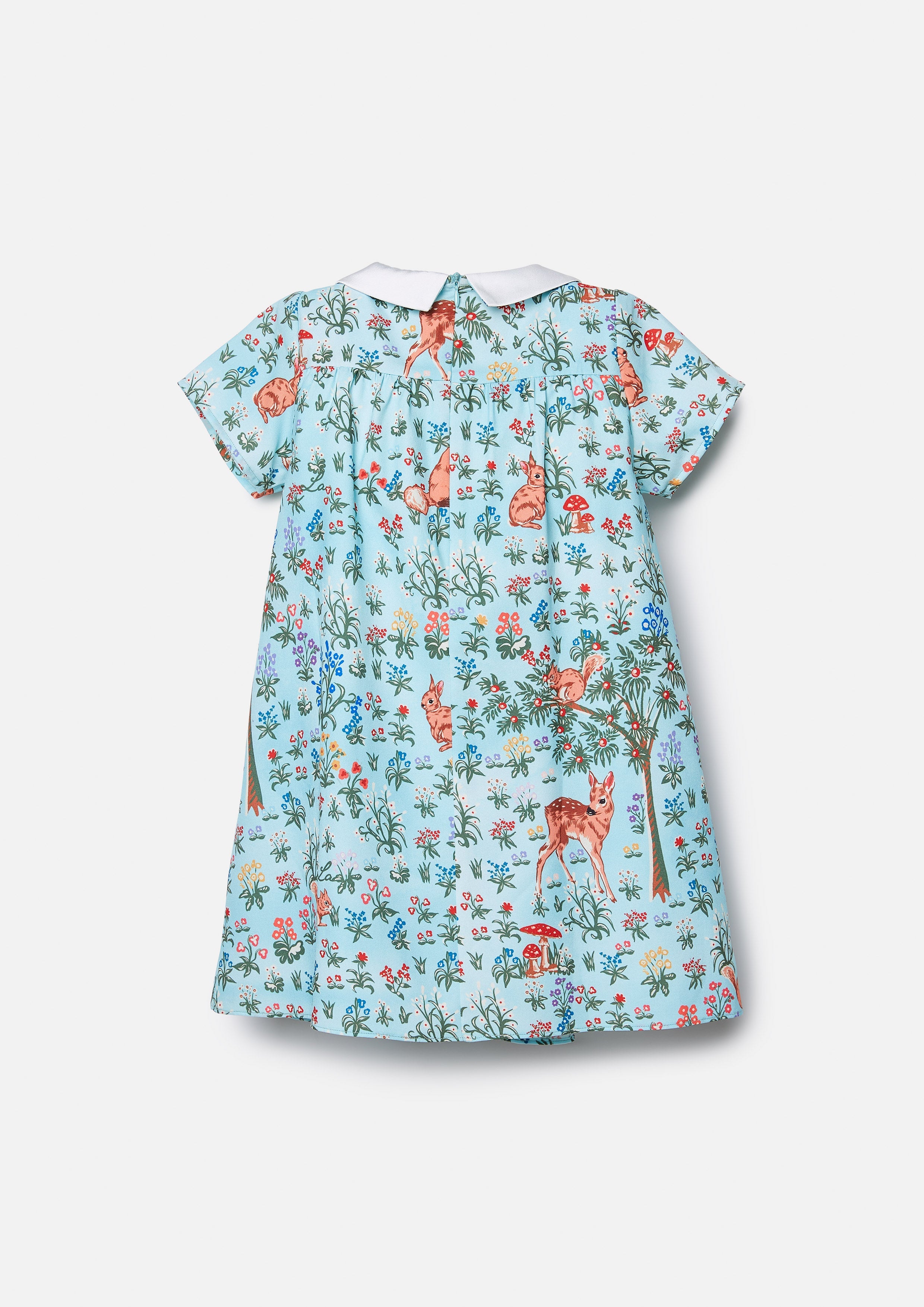 Printed Short Sleeve Dress For Girls Lost In Museum Collection