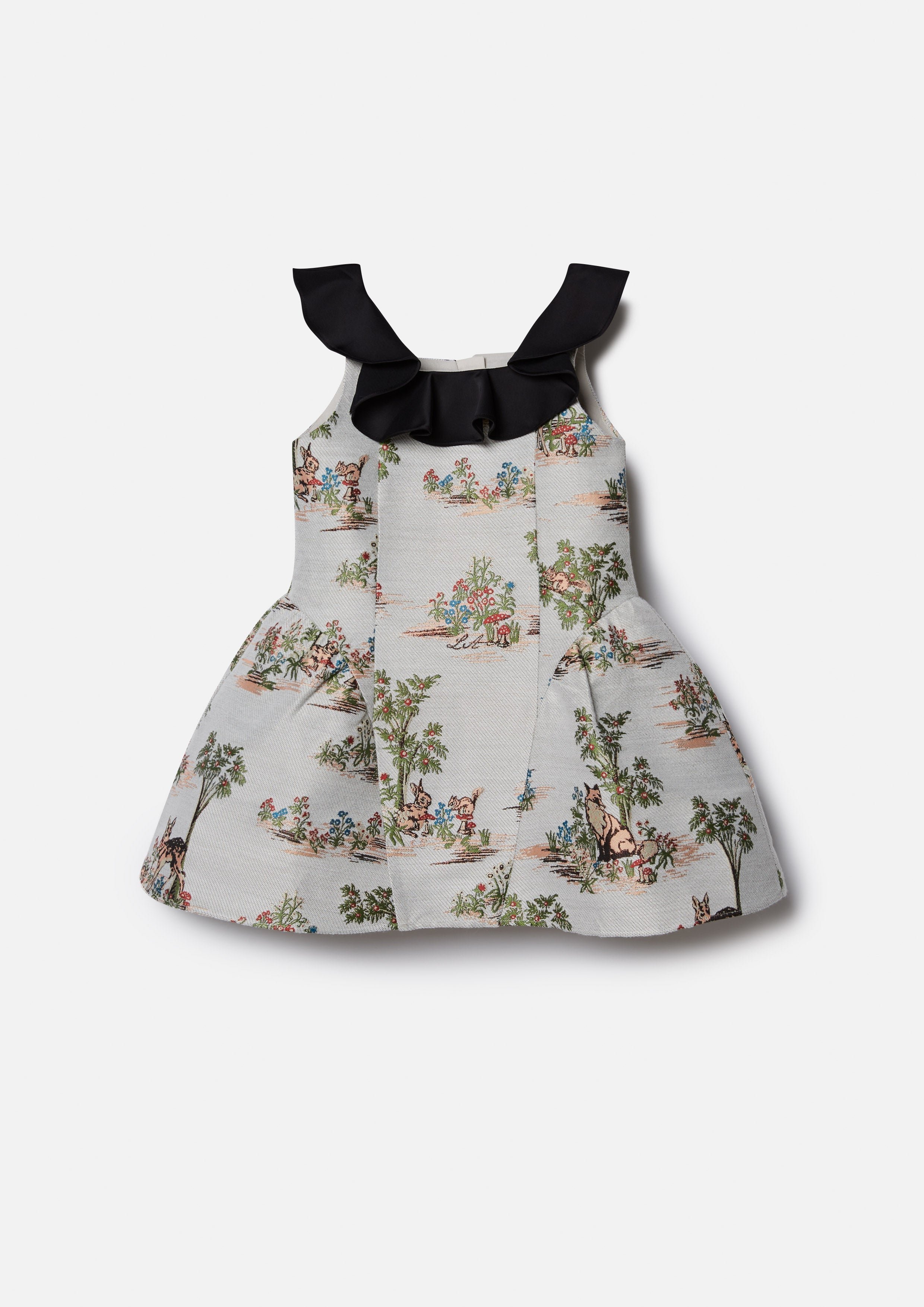 Printed Sleeveless Dress For Girls Lost In Museum