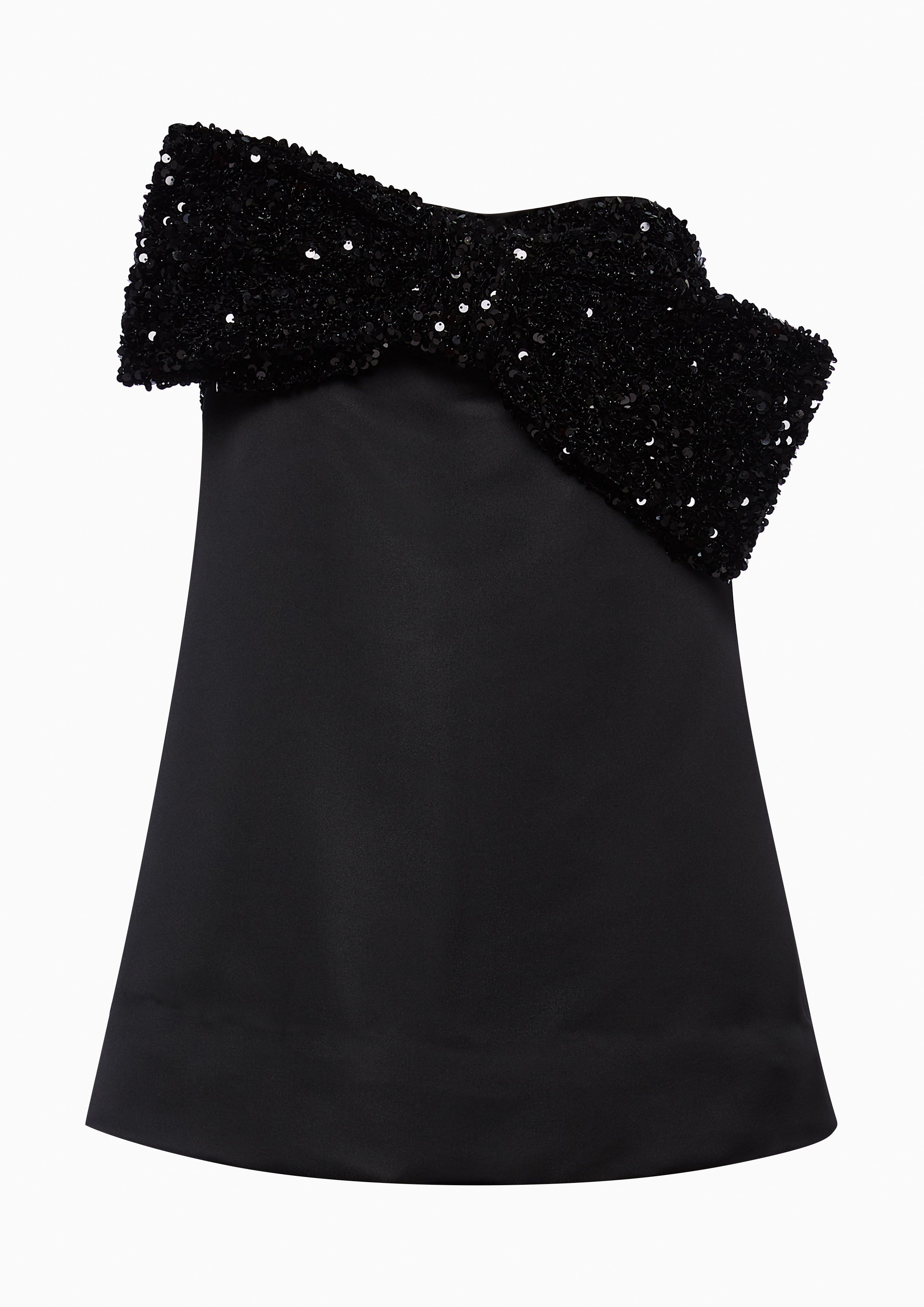 Bow Sequin Mini Dress Lost In Museum Collection