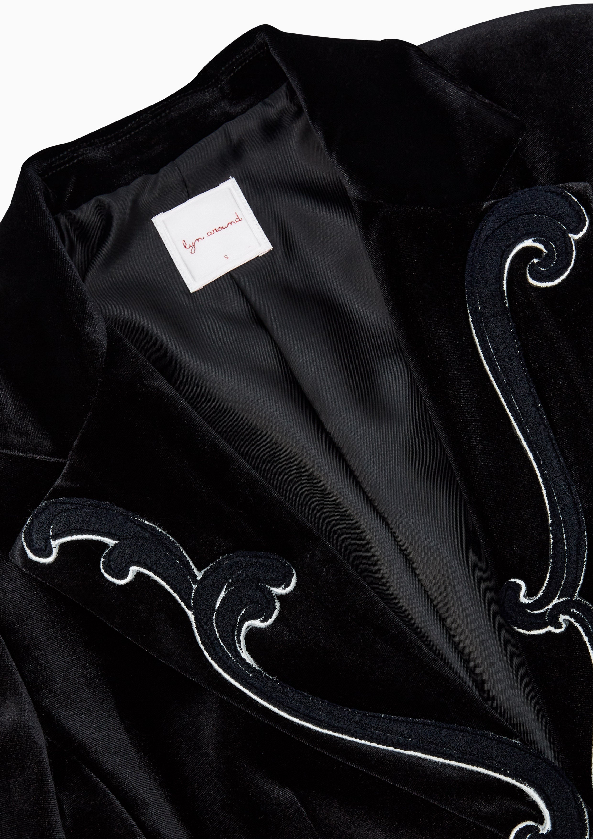 Ornamental Velvet Blazer Lost In Museum Collection