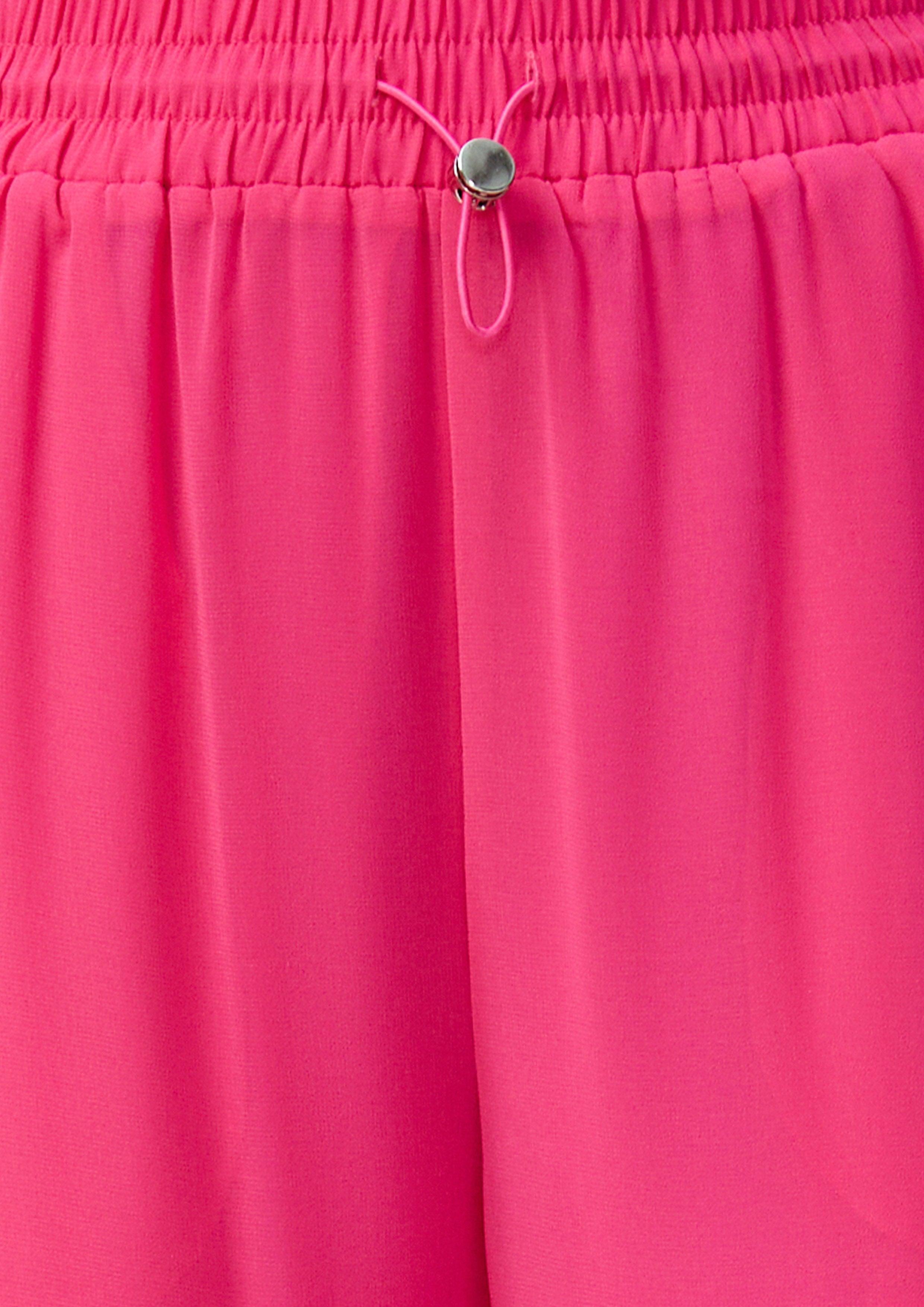 Lost in Museum Ruffle Sheer Leg Trousers Pink