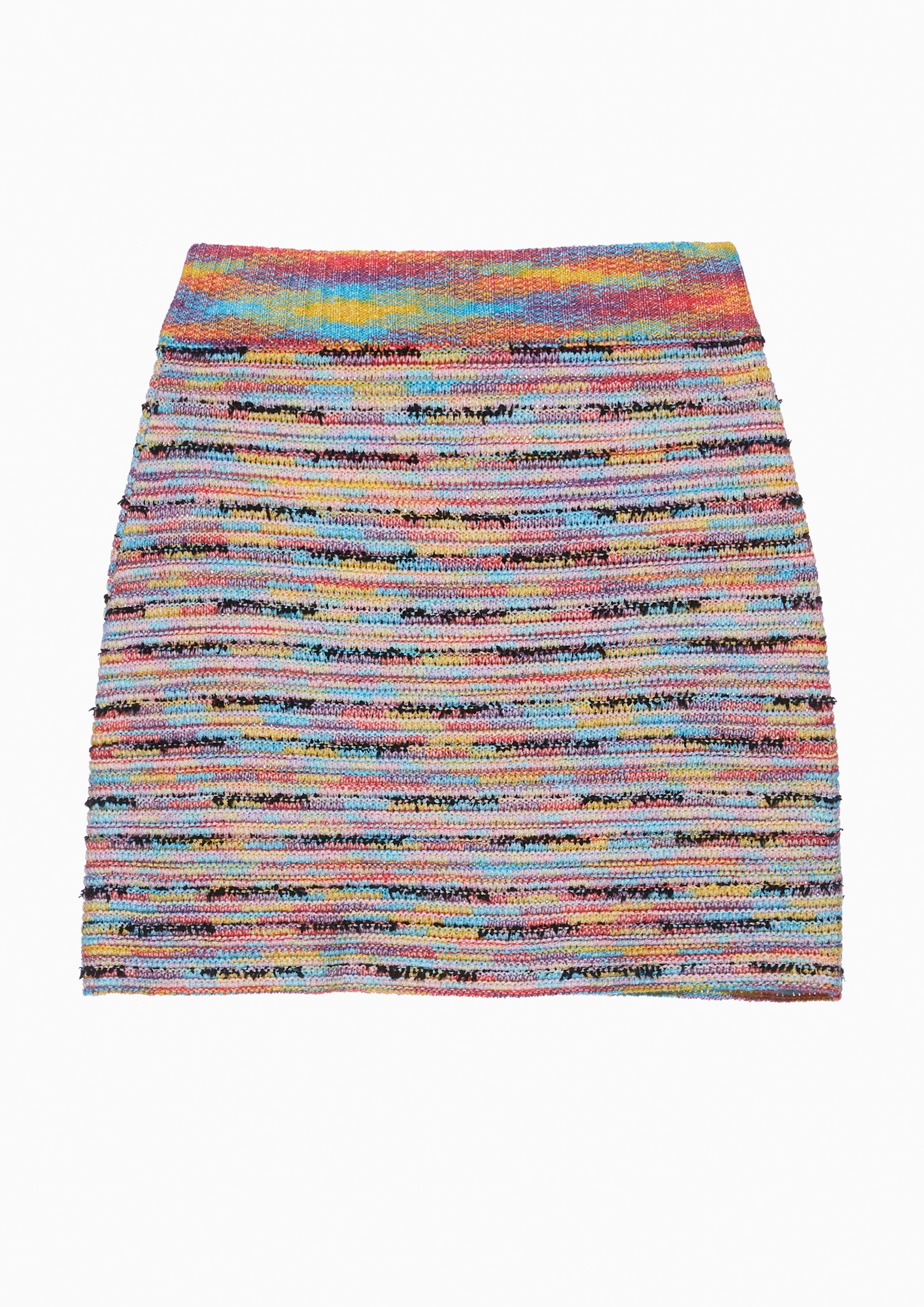 Lost In Museum Radiance Rainbow Mini Skirt Multi Color