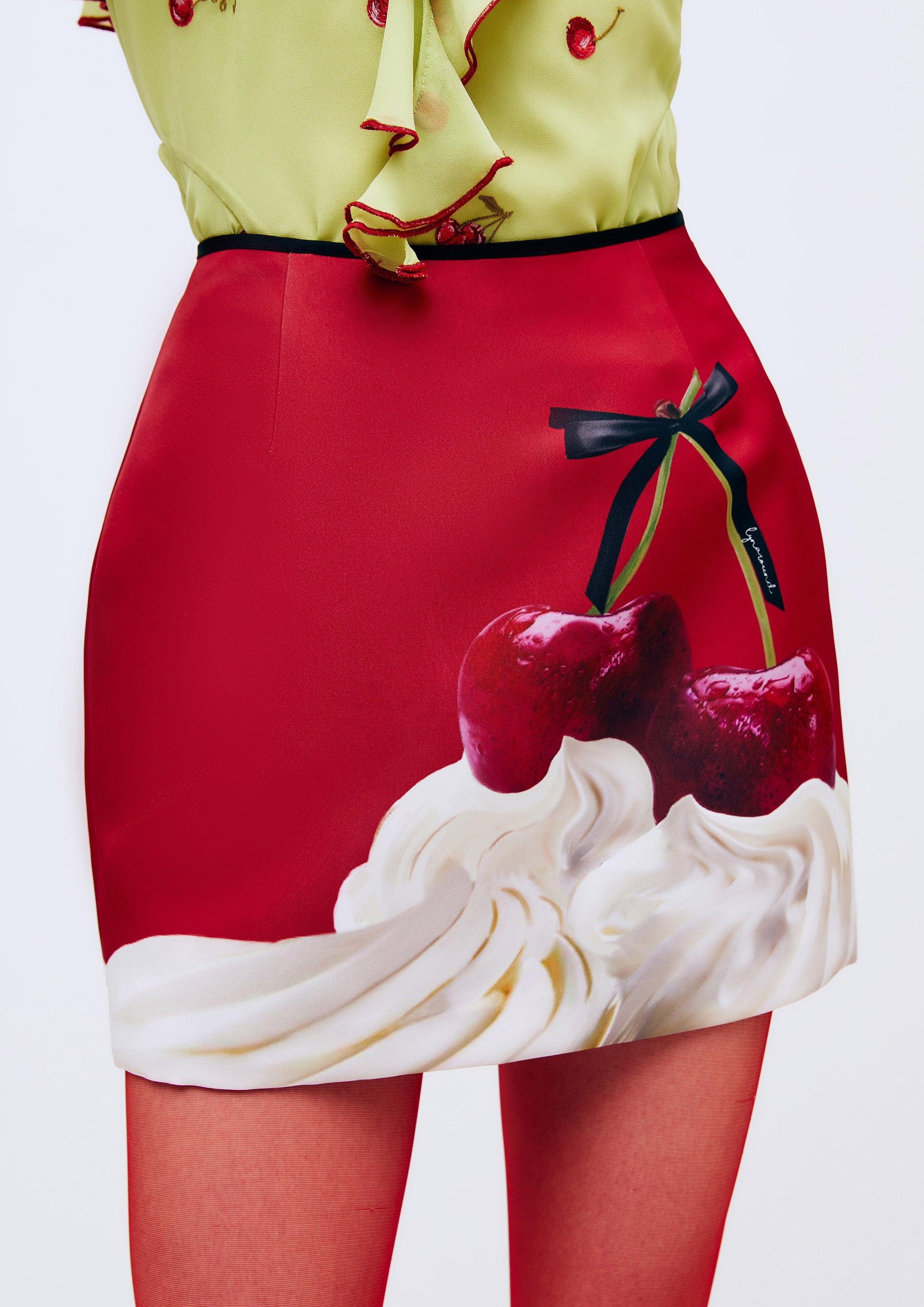 Lost in Museum Gâteau Doux Mini Skirt Red