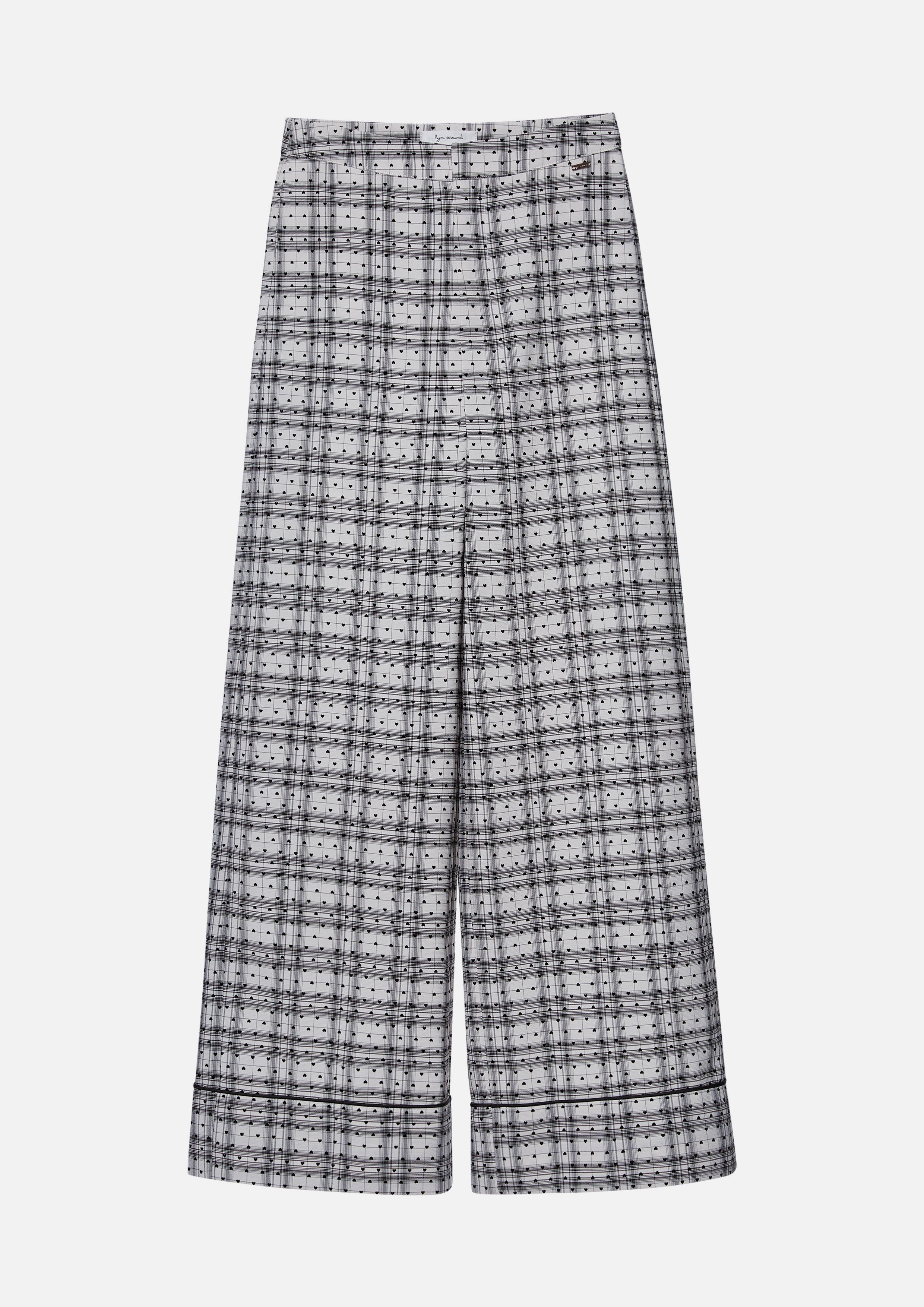 Plaid&Heart Polka Dot Wide Pants Lost In Museum Collection