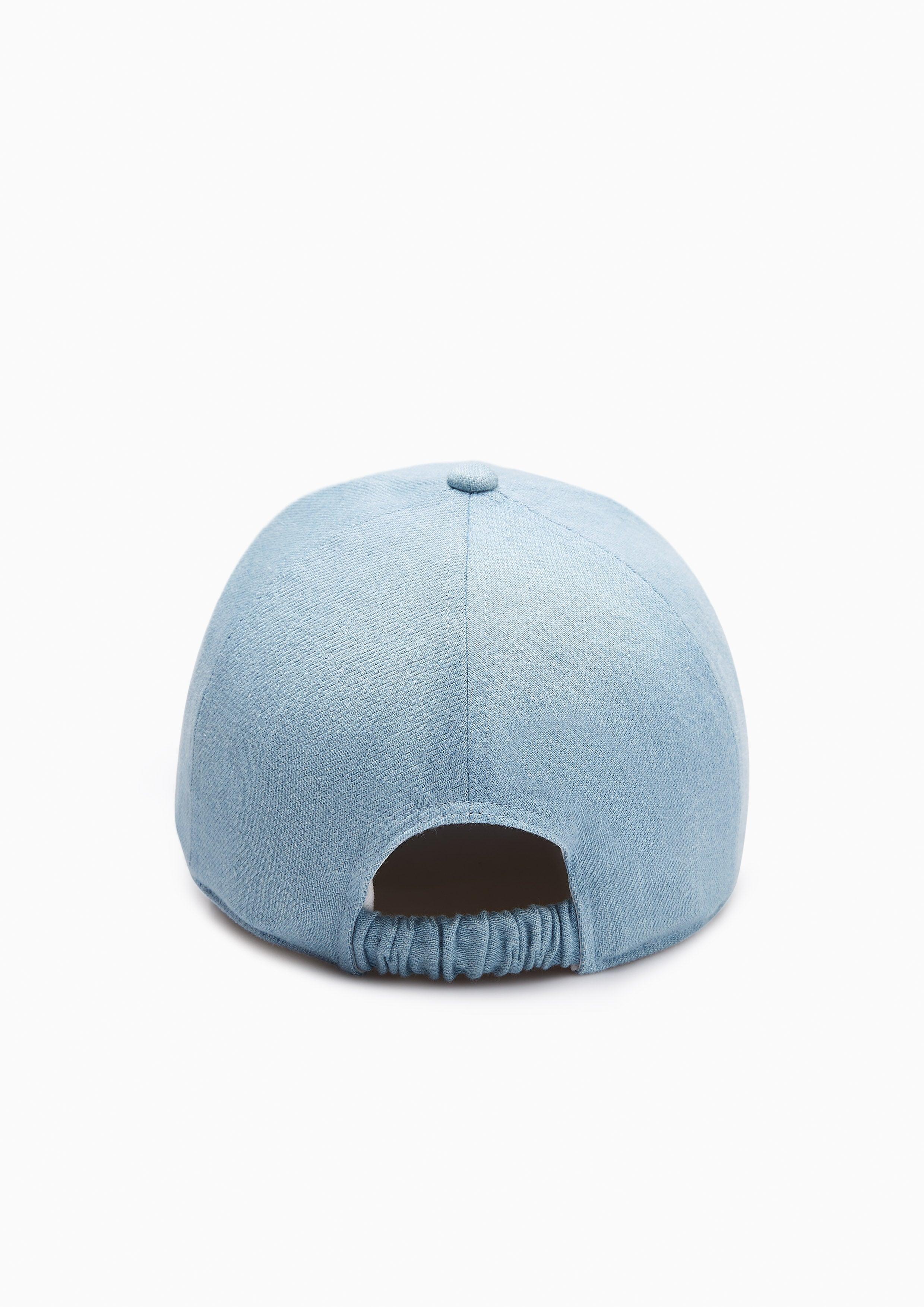 Bambiri Embroidered Baseball Cap Blue