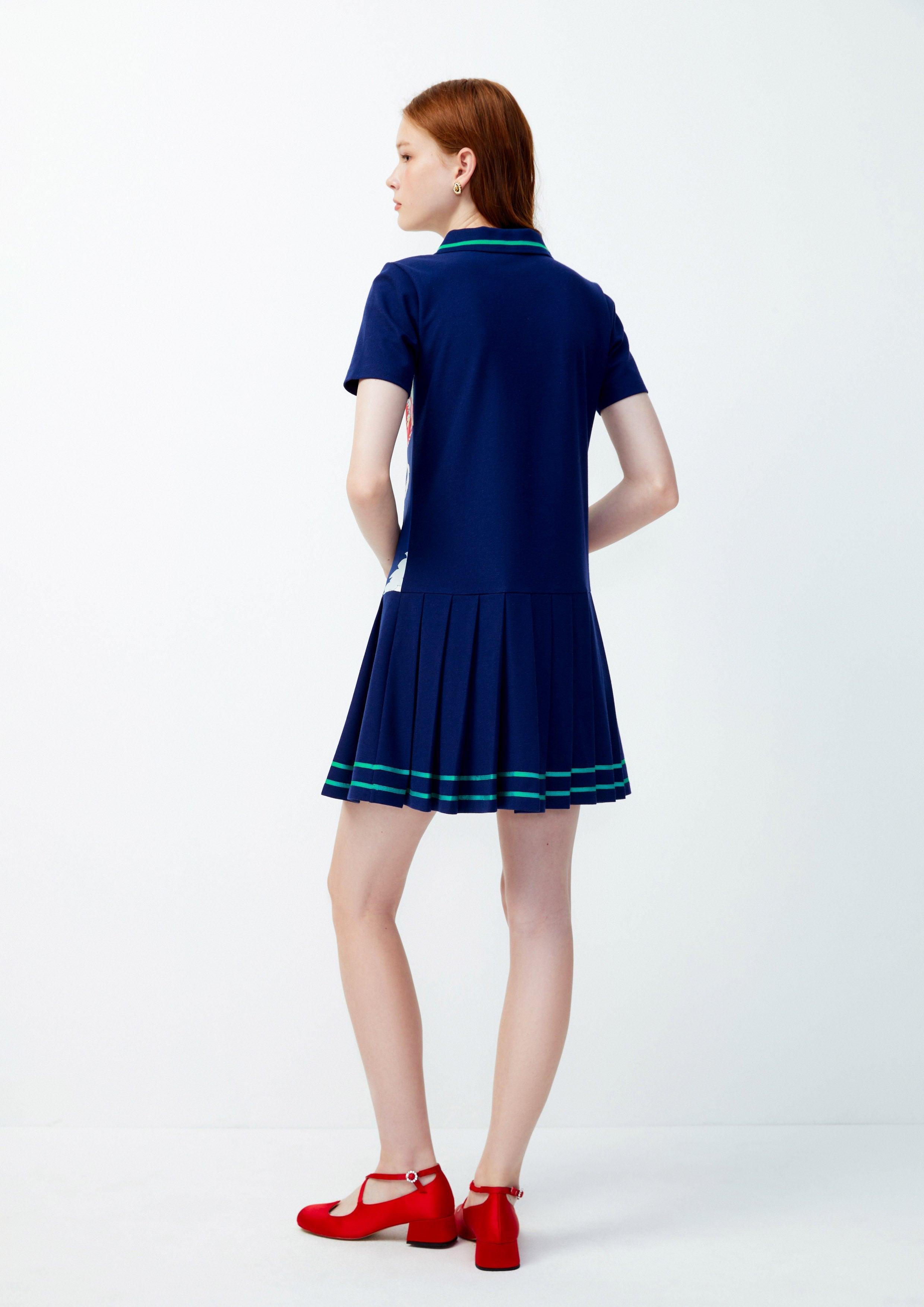 Lost in Museum Elysian Muse Polo Dress Navy