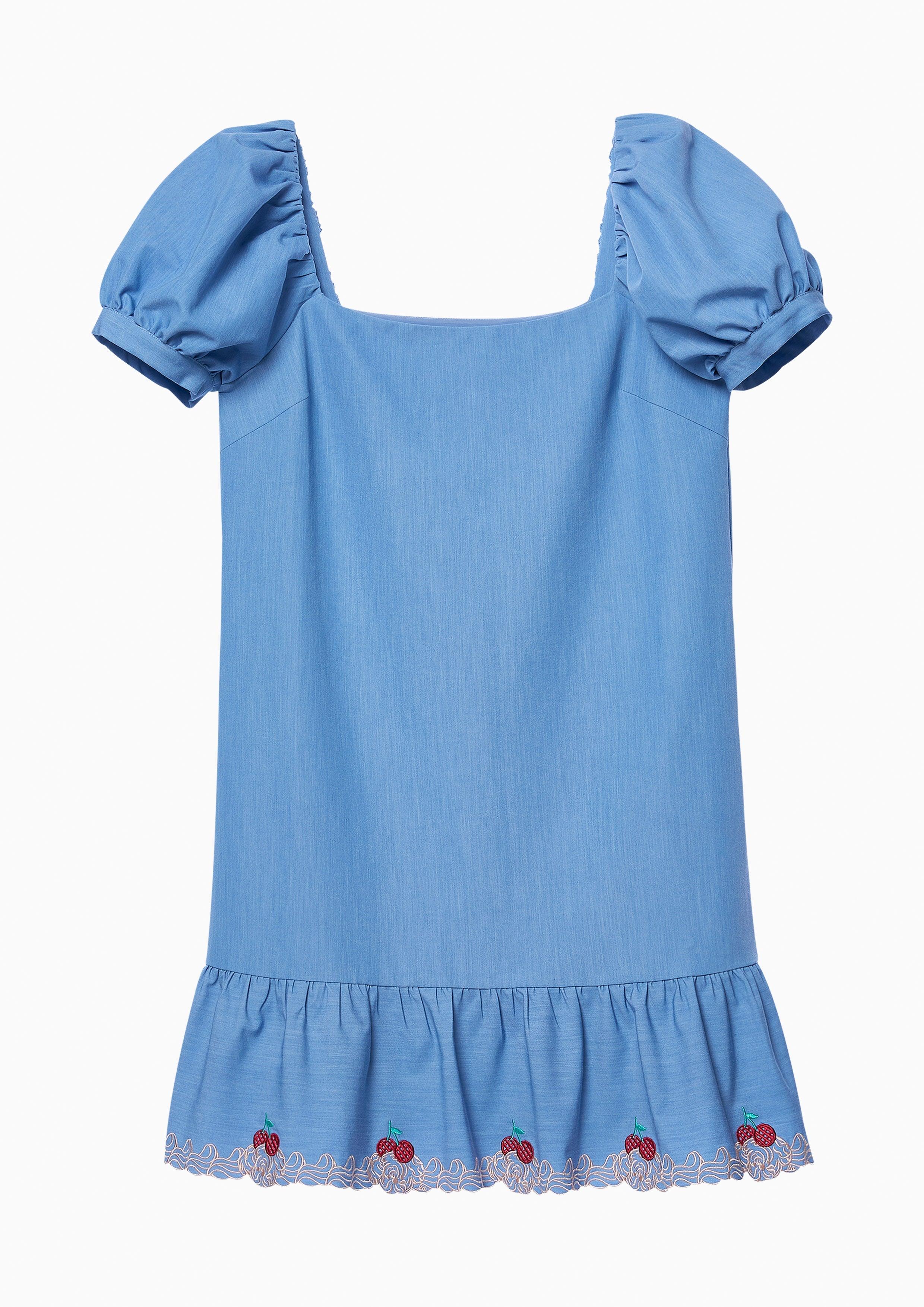 Lost In Museum Petite Eclatante Mini Dress Blue