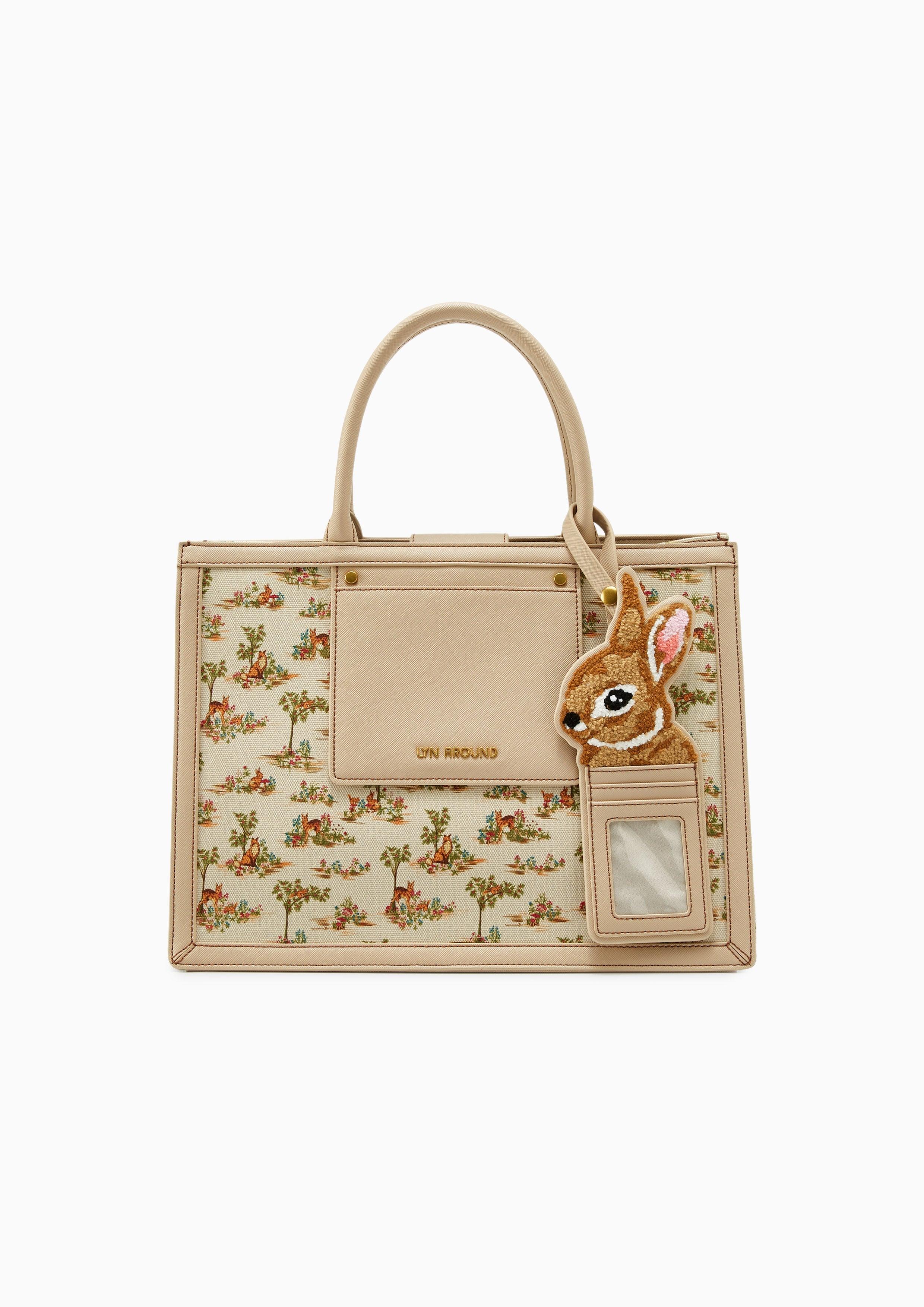 Orlene Tote Bag Printed Beige