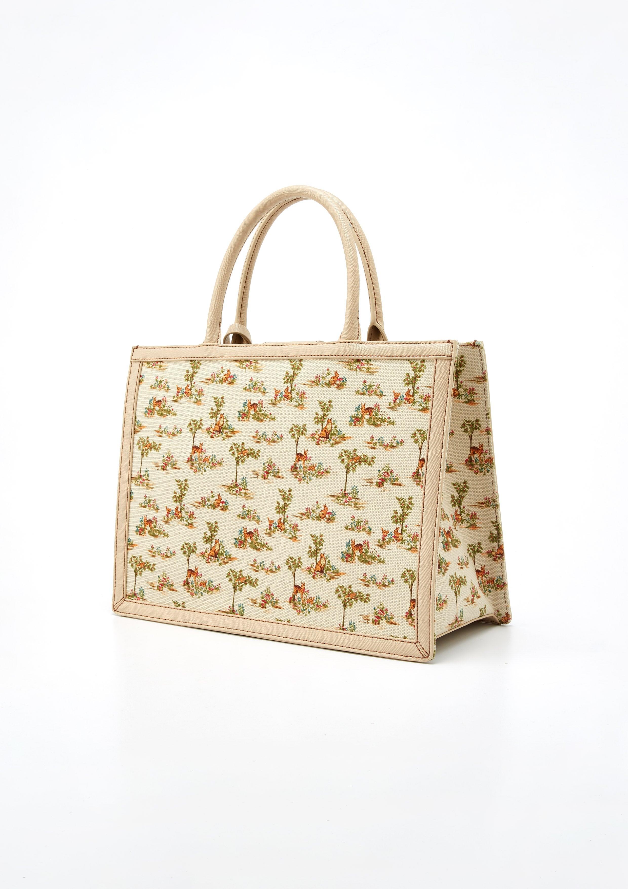 Orlene Tote Bag Printed Beige