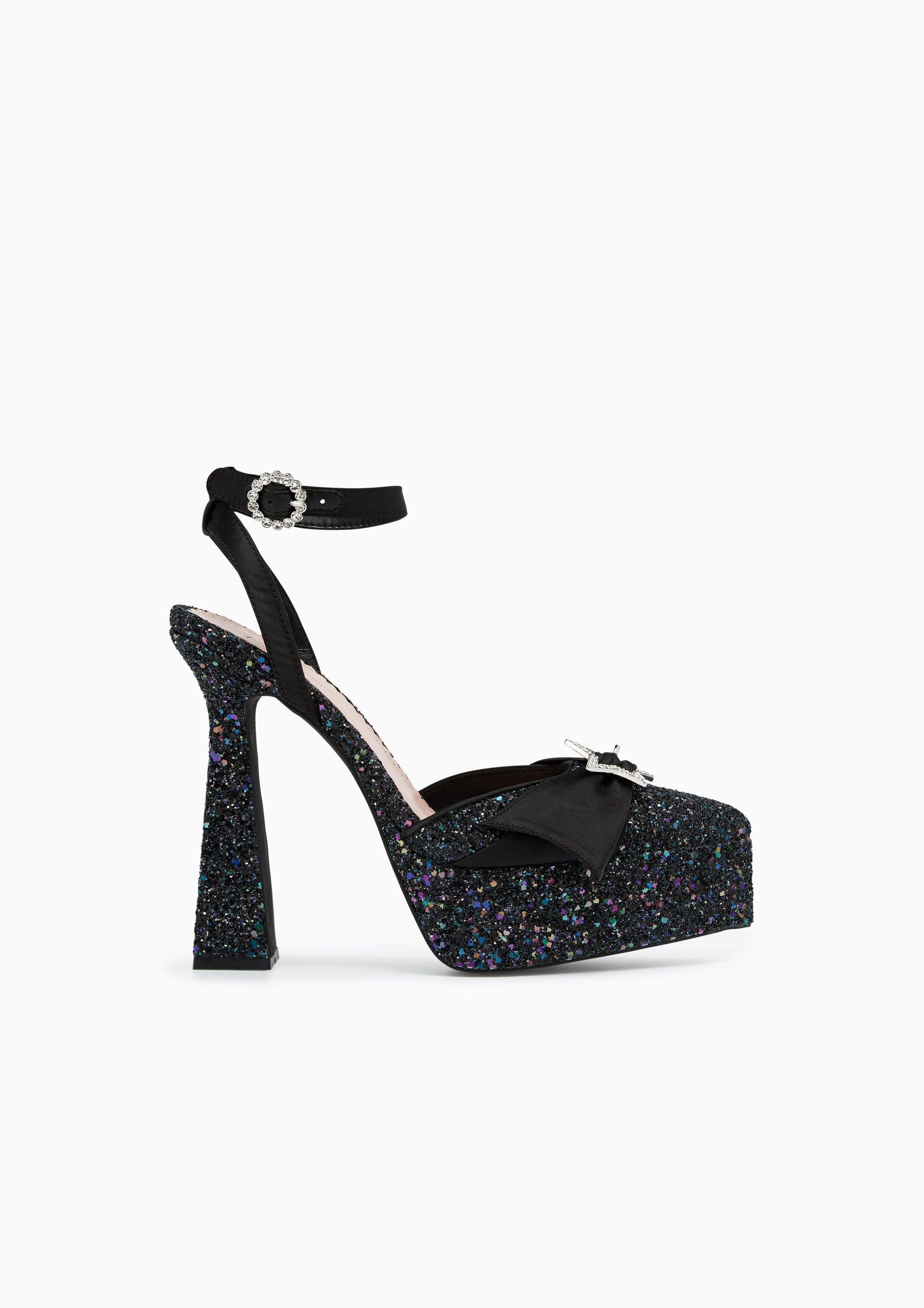 Starry High Heel Mules