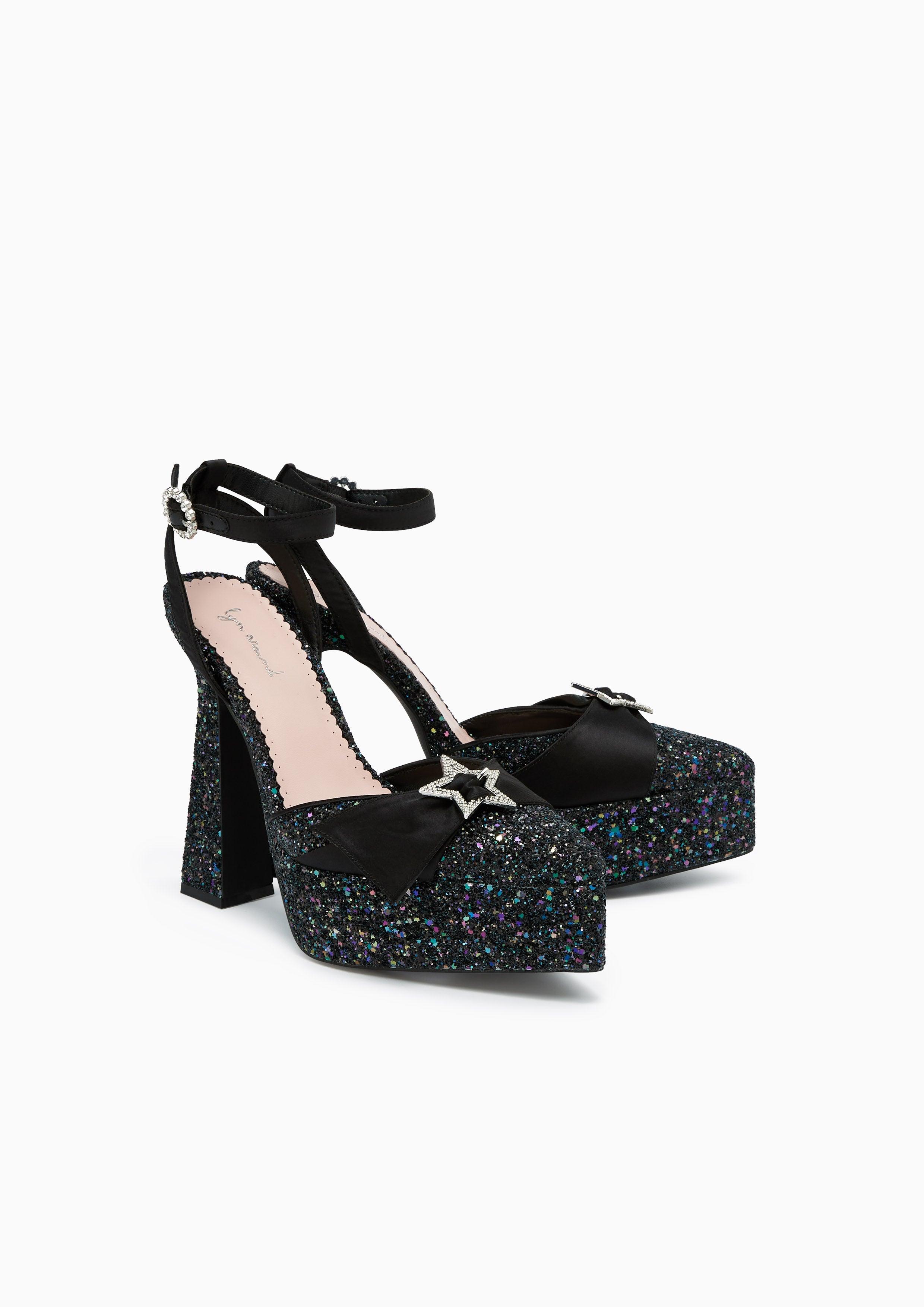 Starry High Heel Mules