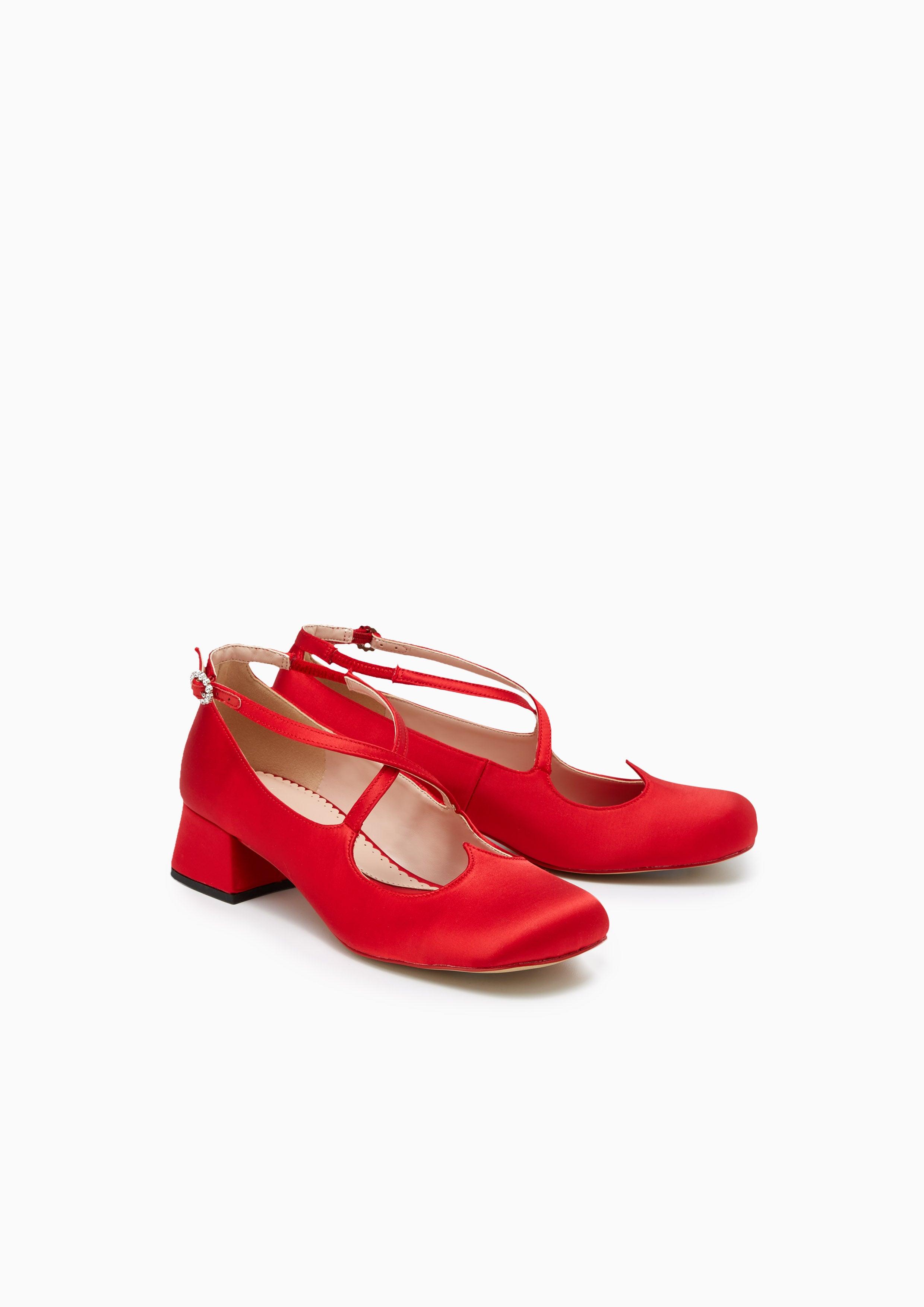 Miss Happy Mary Janes Red