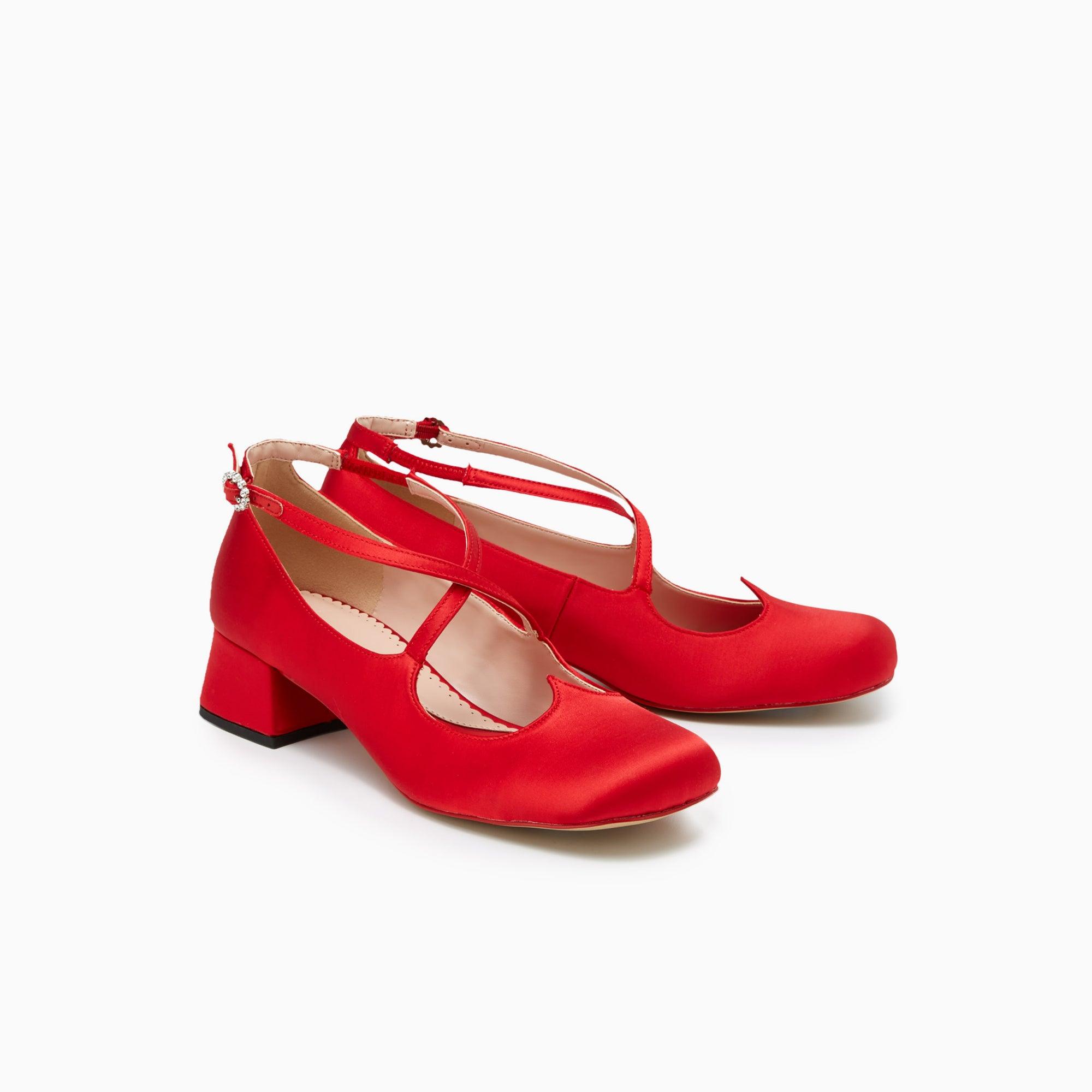 Miss Happy Mary Janes Red