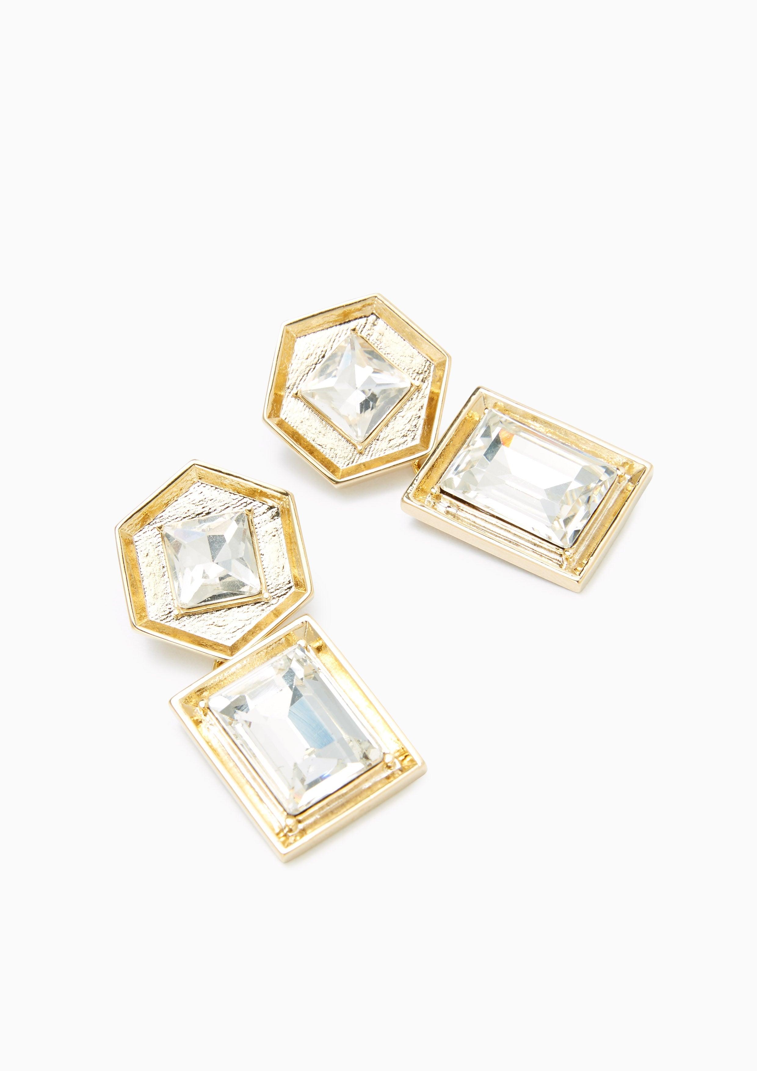 Hexonia Earrings Gold