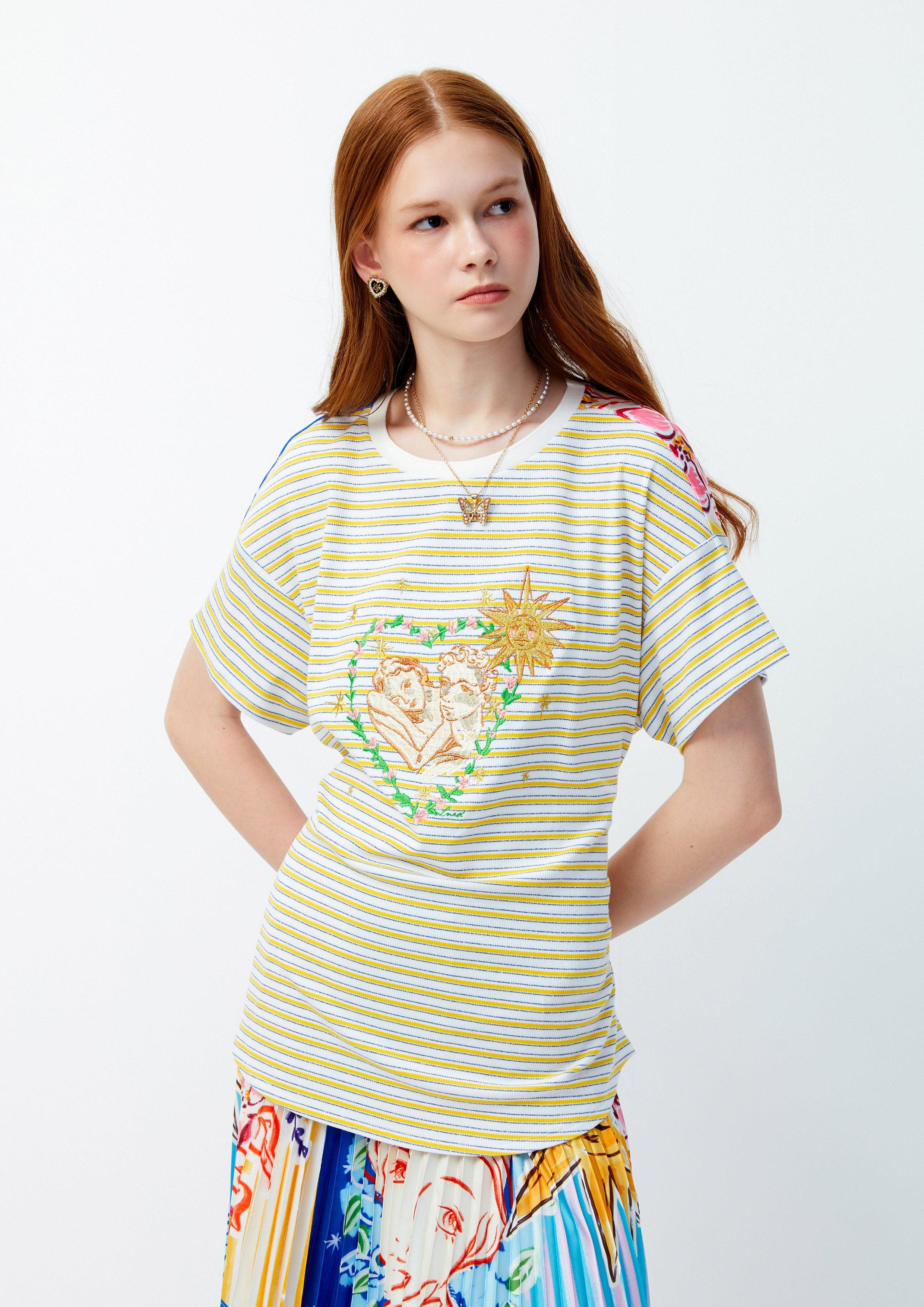 Lost in Museum Amorous Echo Tee Multi Color