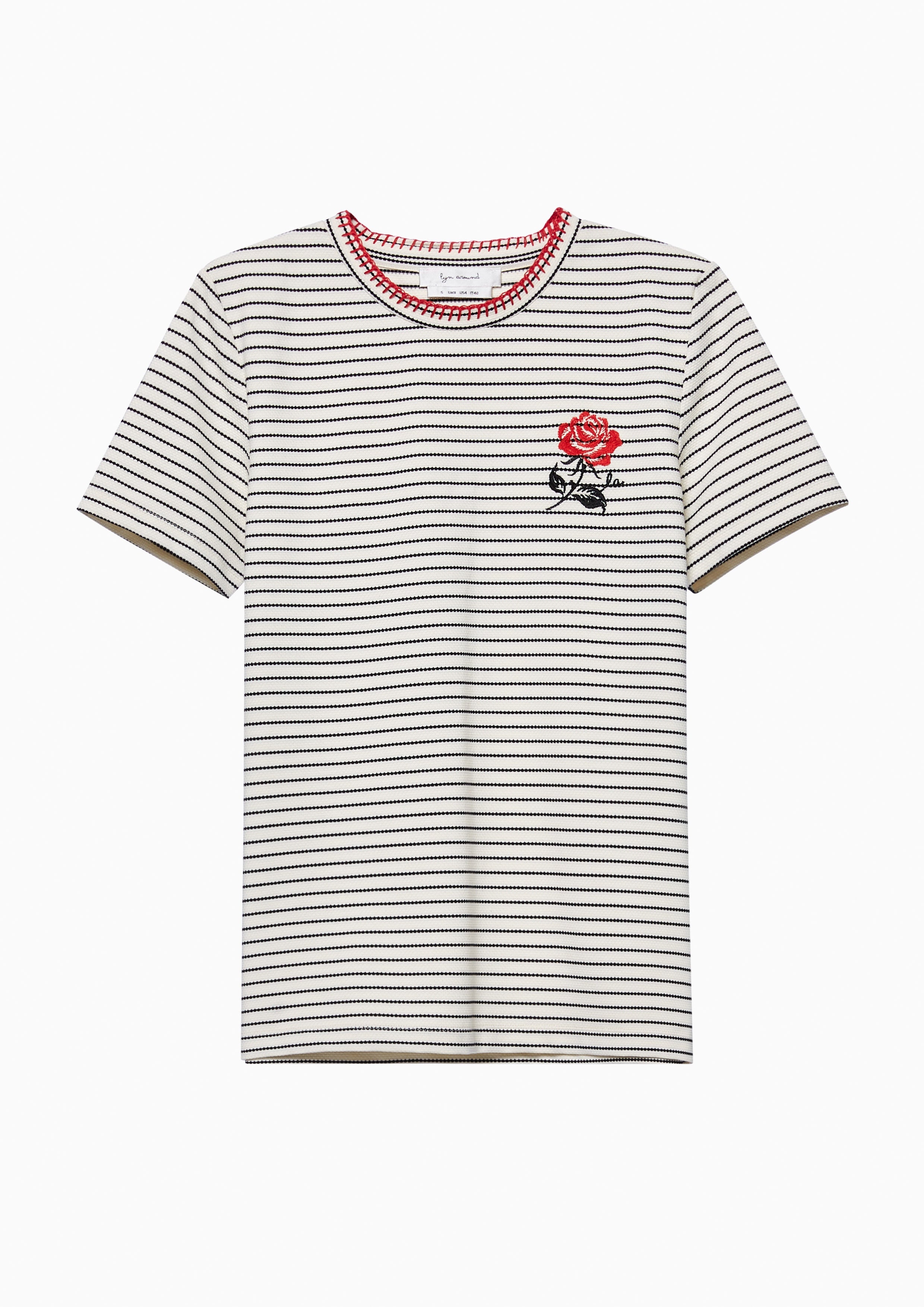 Striped Short Sleeve T-Shirt Lost In Museum Collection