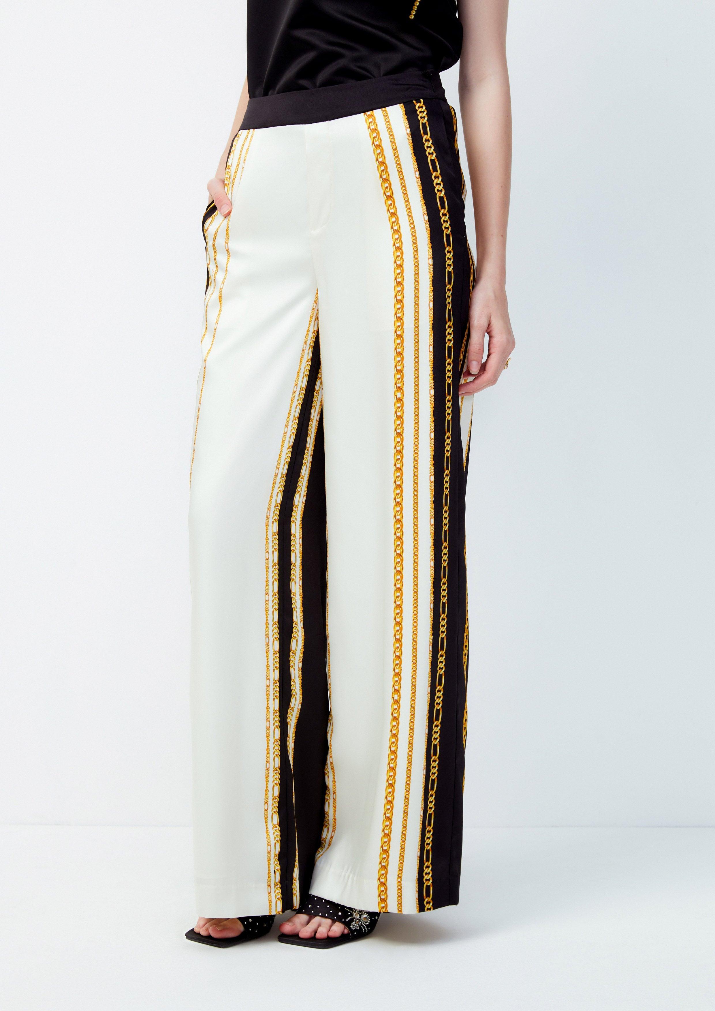 Lost in Museum Aphrodite’S Luxe Chain Trousers Multi Color