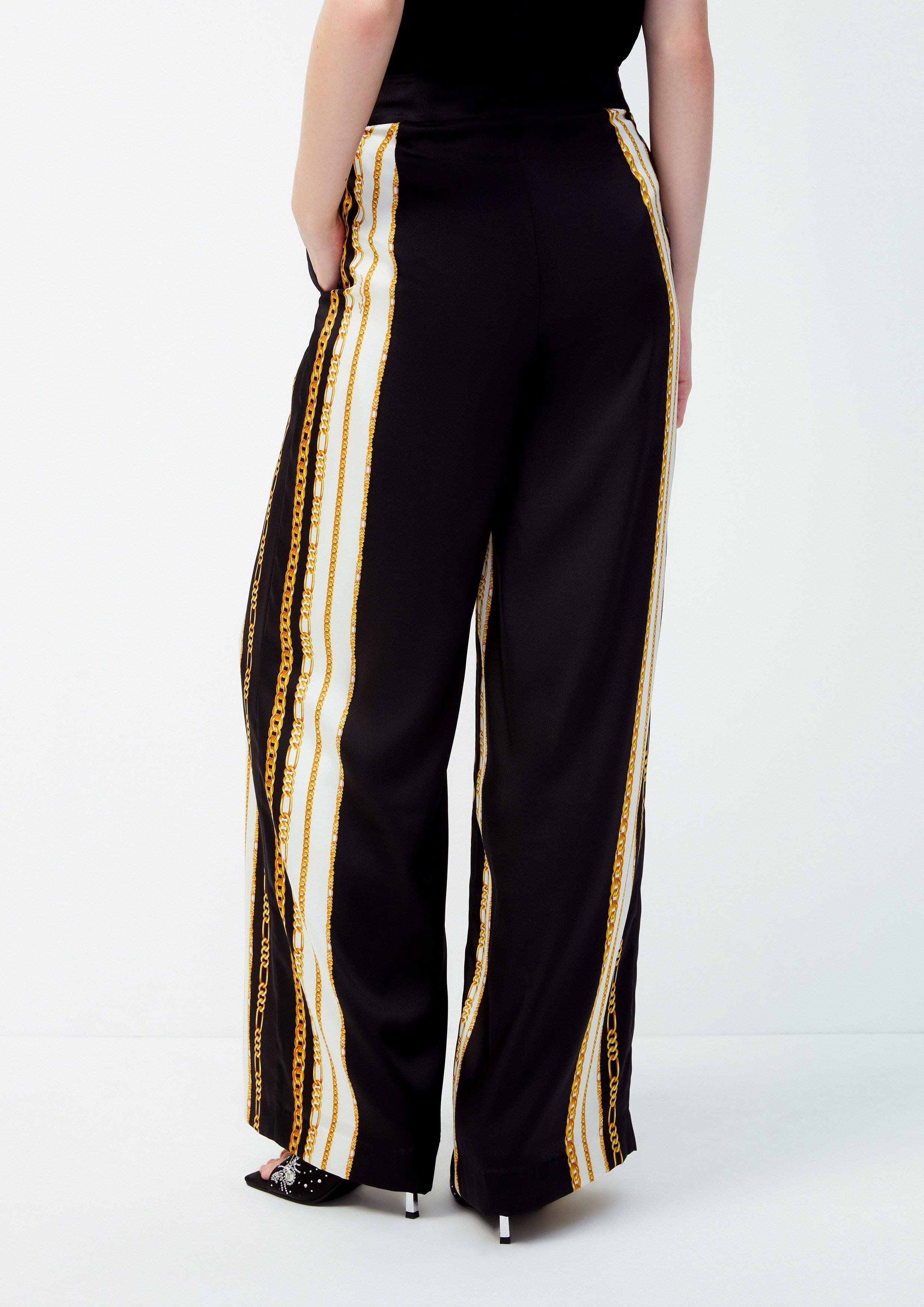 Lost in Museum Aphrodite’S Luxe Chain Trousers Multi Color