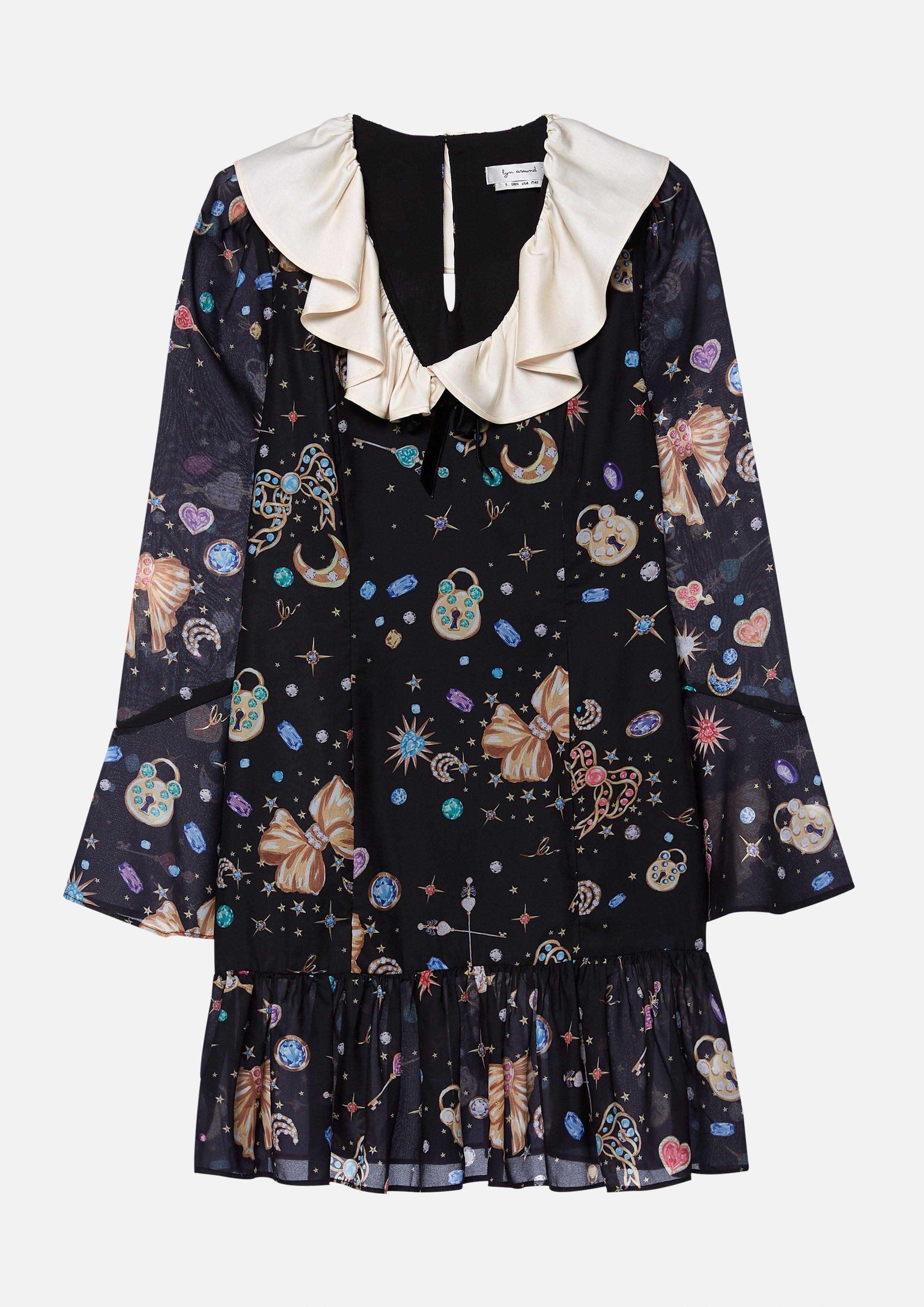 Lost in Museum Jewel Jubilee Dress Black