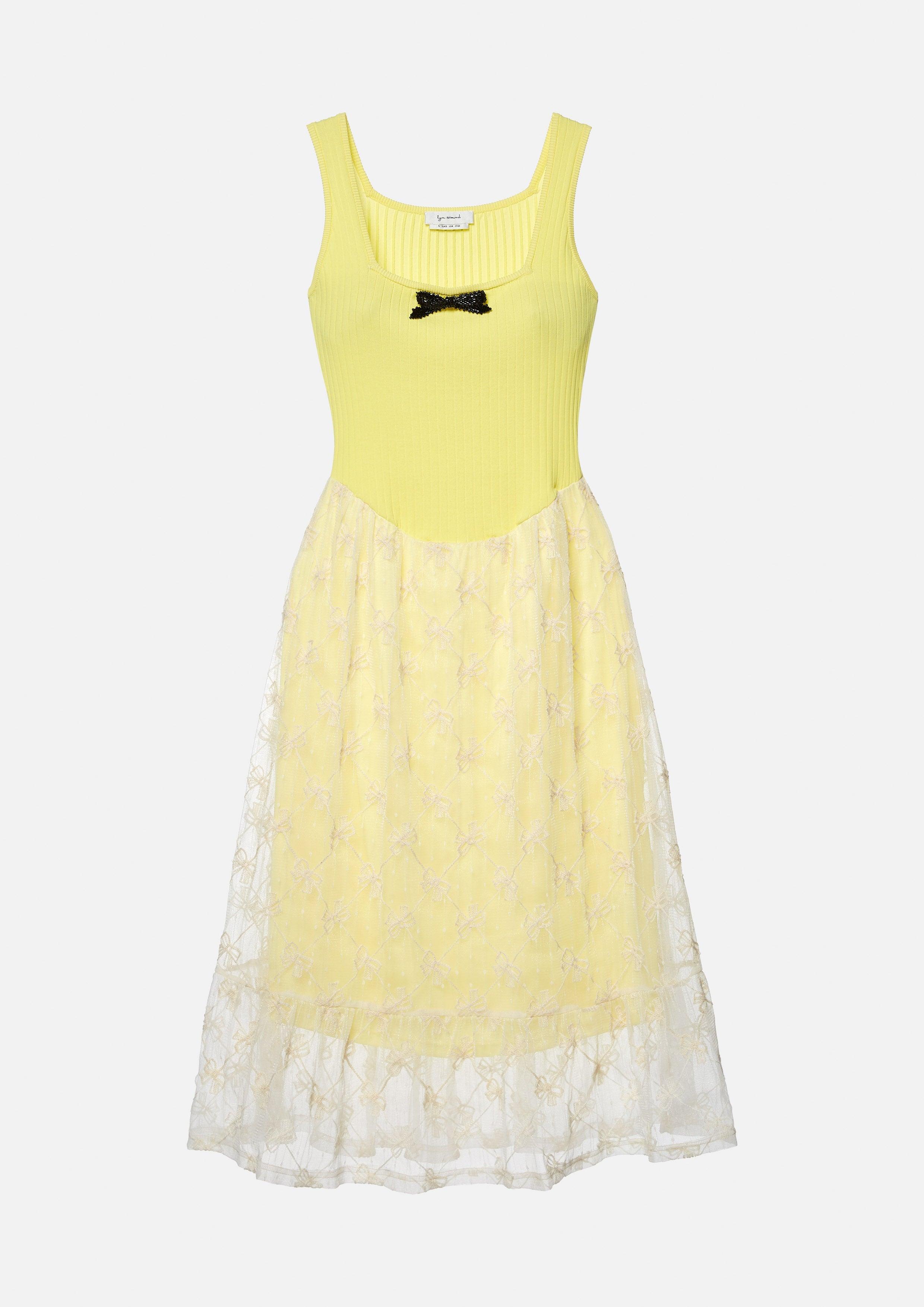 Lost in Museum Radiant Gemstone Maxi Dress Yellow