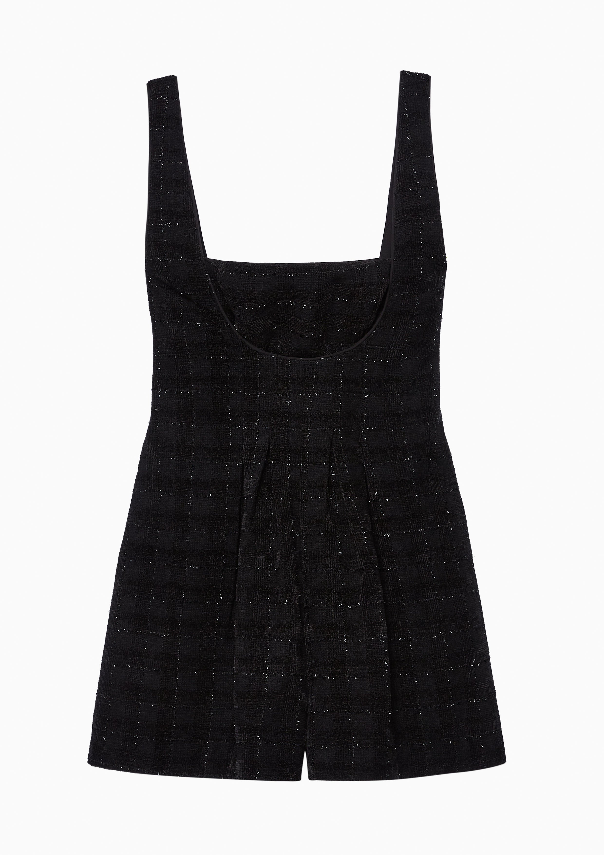 Tweed Sleeveless Romper Lost In Museum Collection