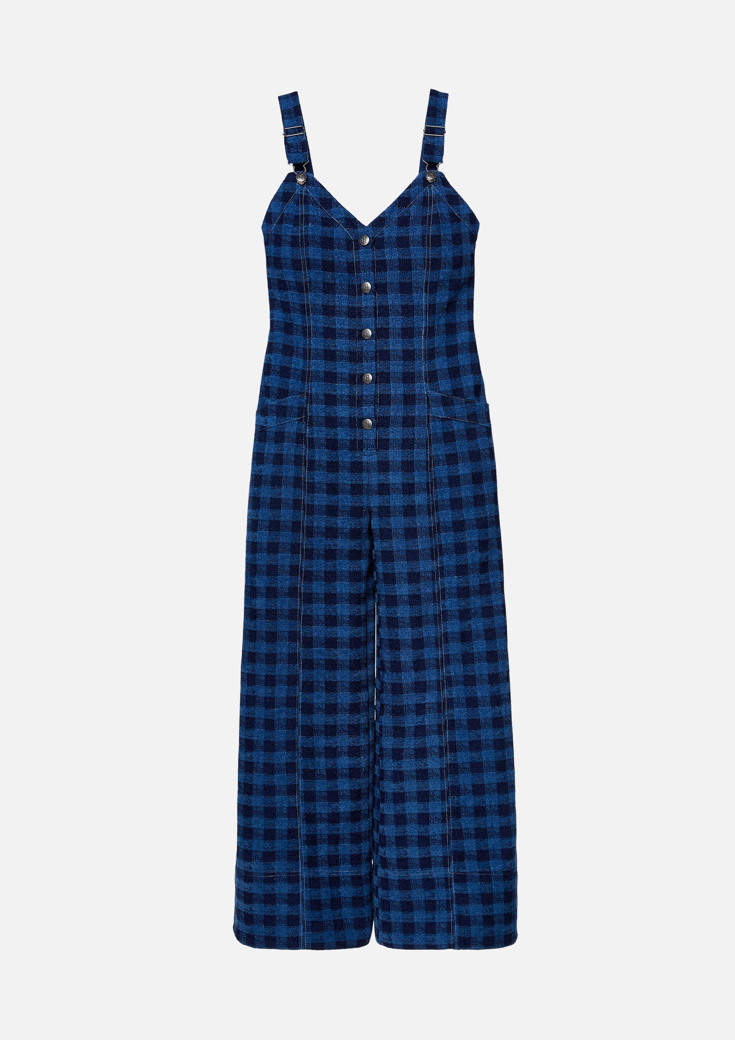 Wide Leg Plaid Jumpsuit Lost In Museum Collection