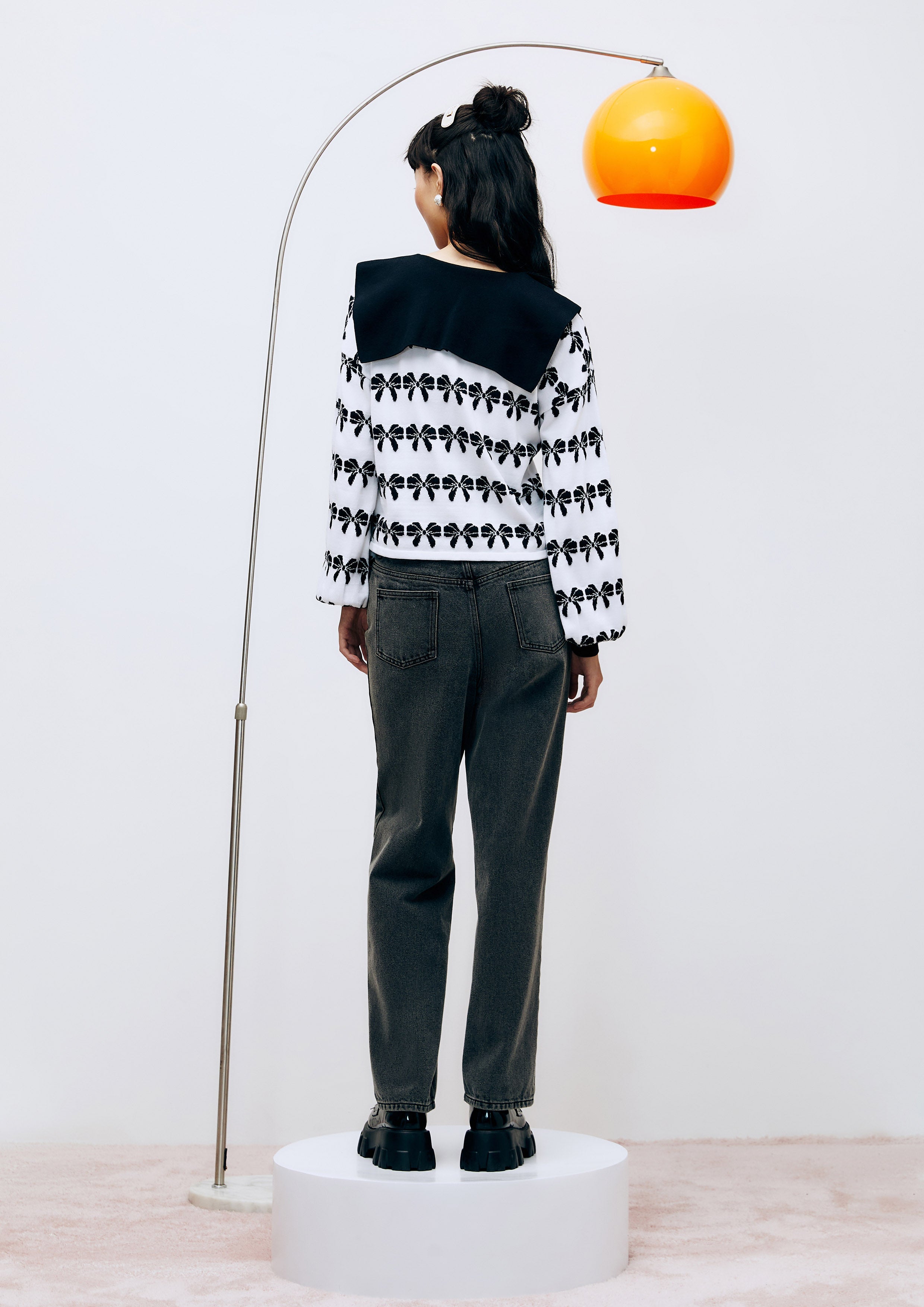 Bow Embroideries Pullover Lost In Museum Collection