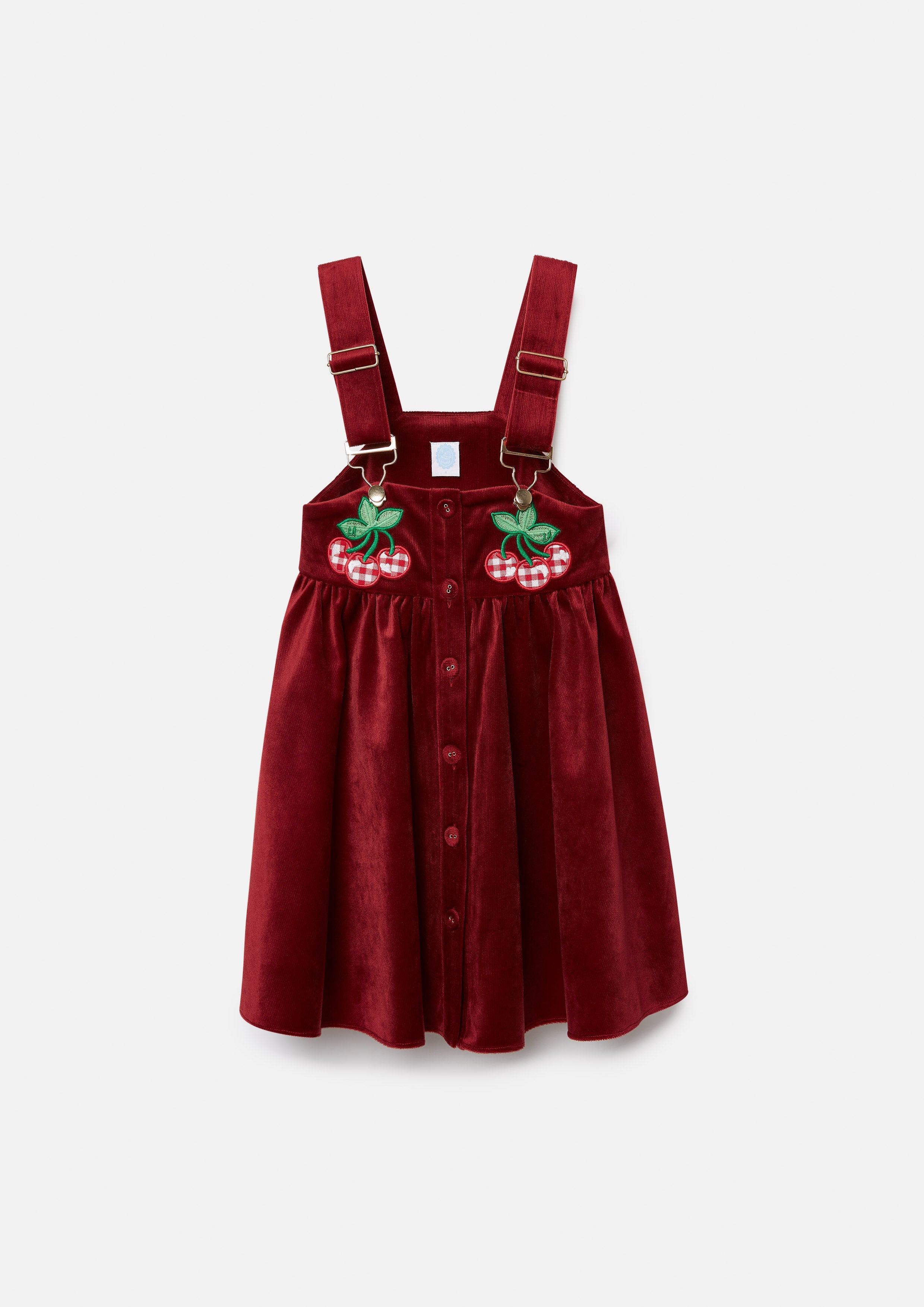 Cherry Embroideries Dress For Girls Lost In Museum Collection