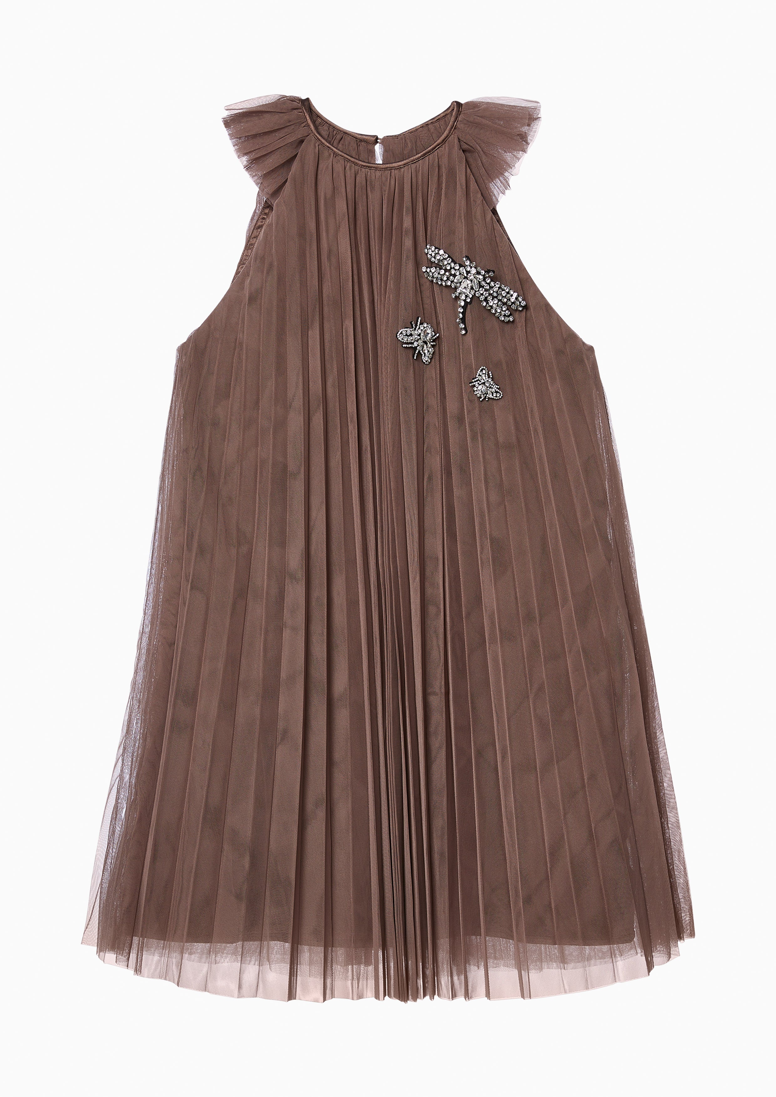 Pleated Mini Tent Dress Lost In Museum Collection