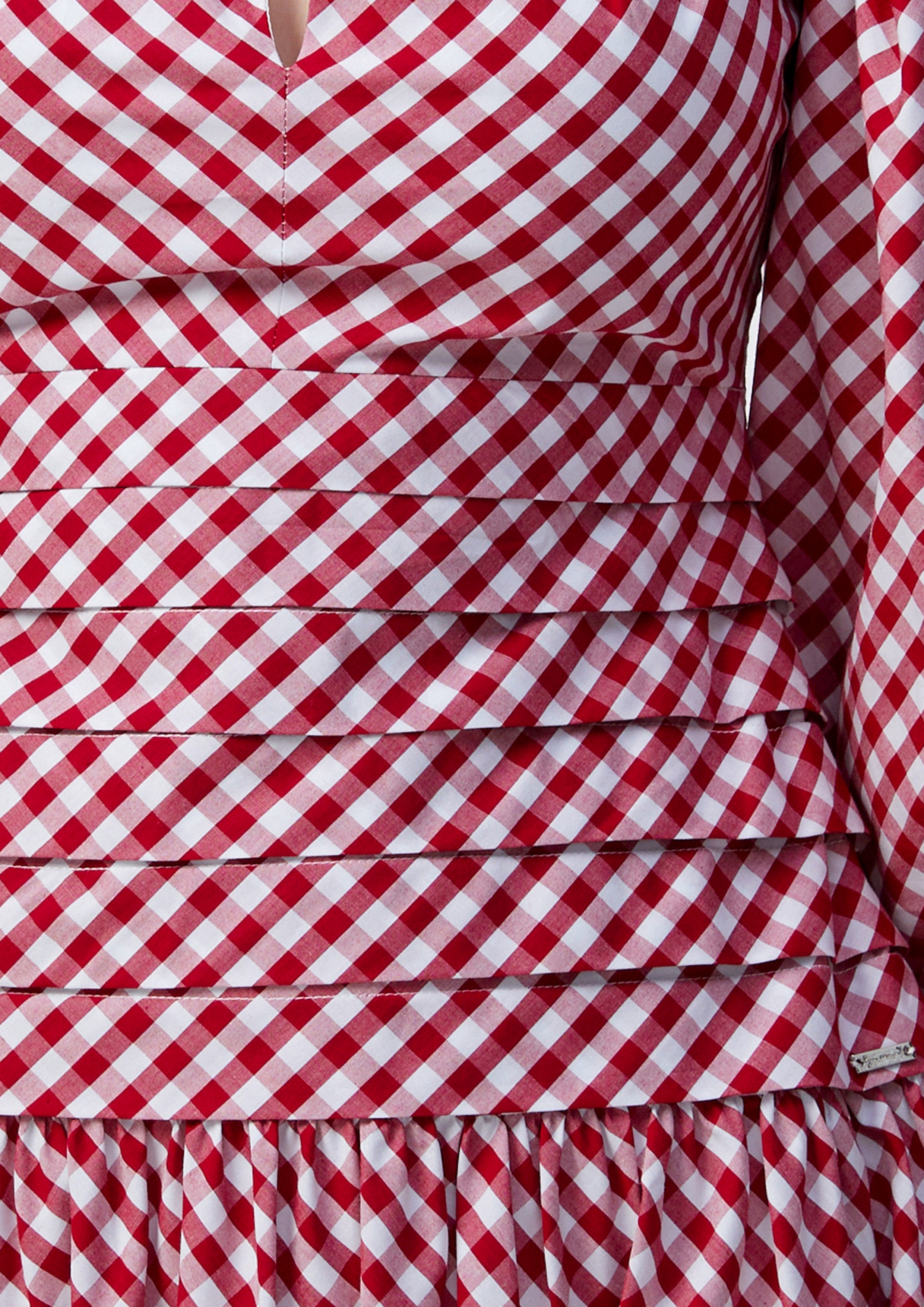 Checkered Long Sleeve Dress Lost In Museum Collection