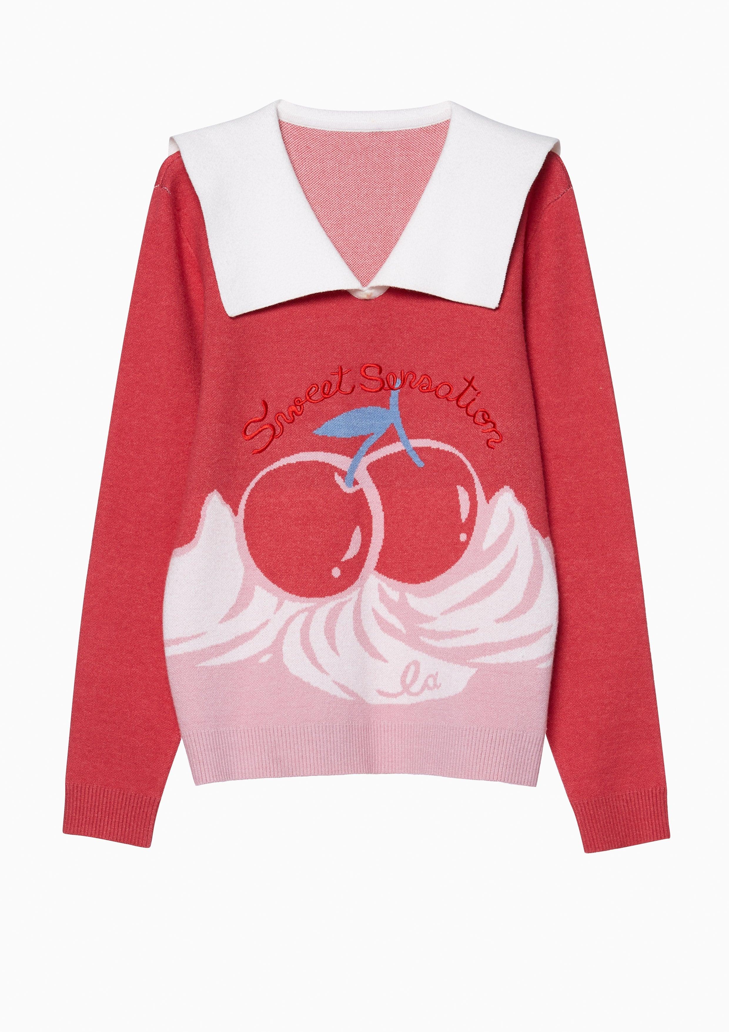 Lost In Museum Cherie Amour Cardigan Red