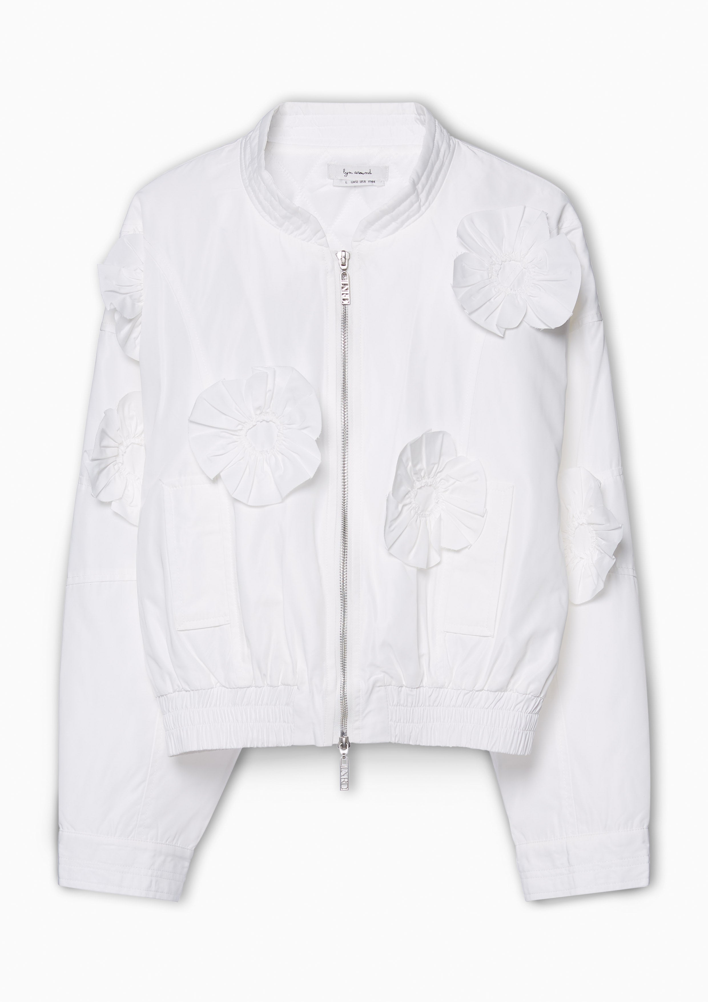 Floral Appliques Bomber Jacket Lost In Museum Collection