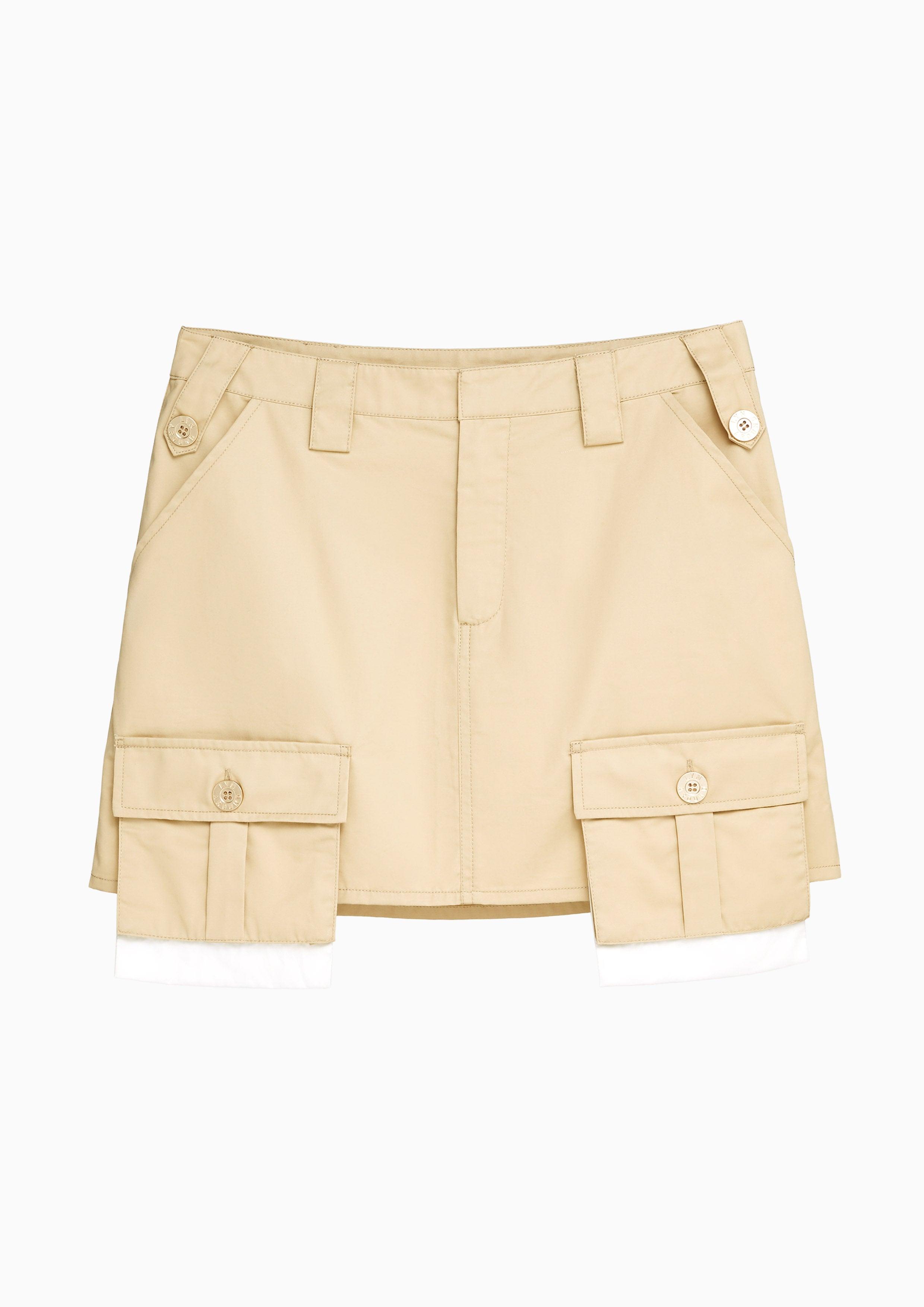 Lost In Museum Arna Mini Skirt Khaki