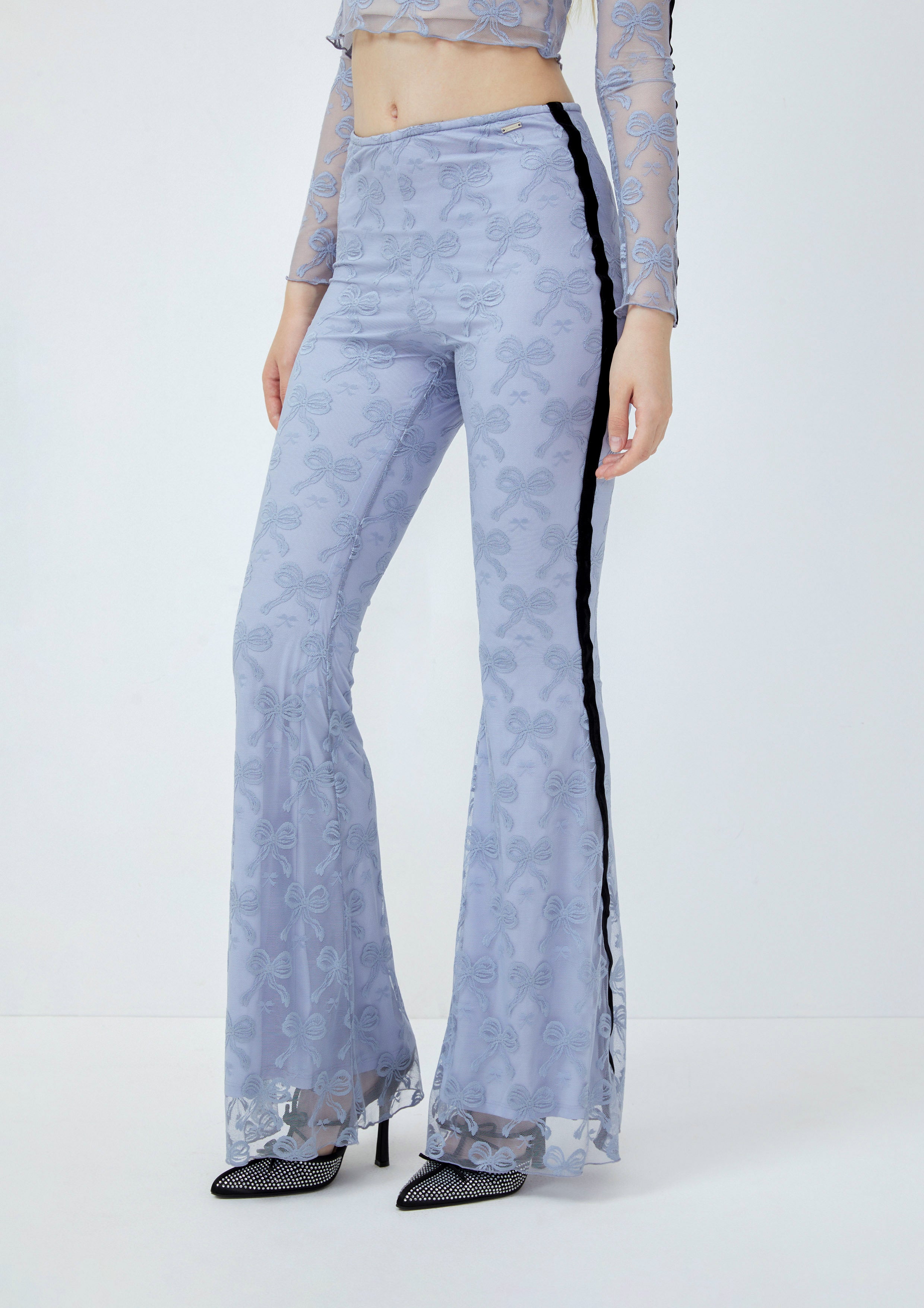 Ribbon Charm Sheer Trousers Lost In Museum Collection