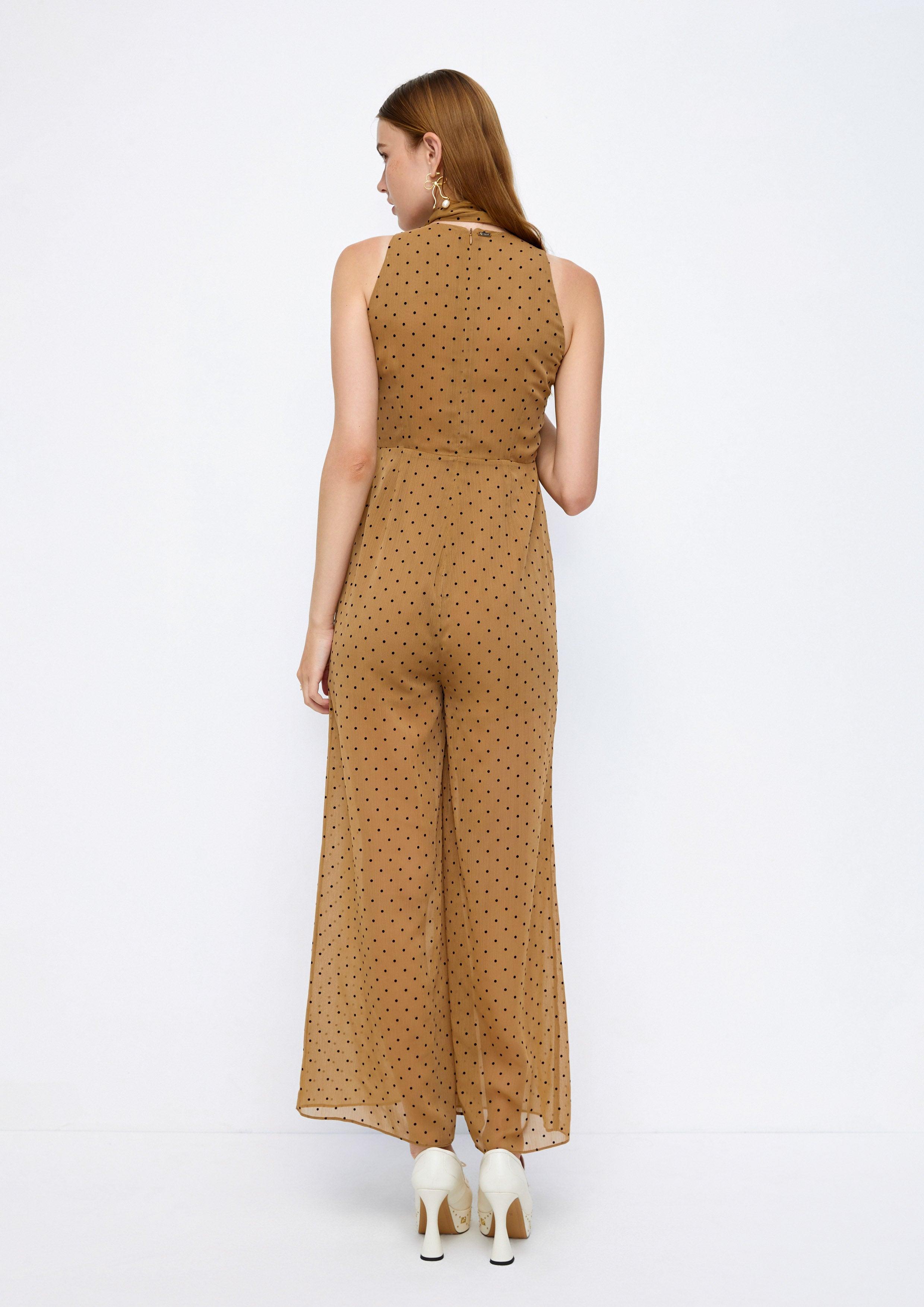 Polkadot Sleeveless Jumpsuit Lost In Museum Collection