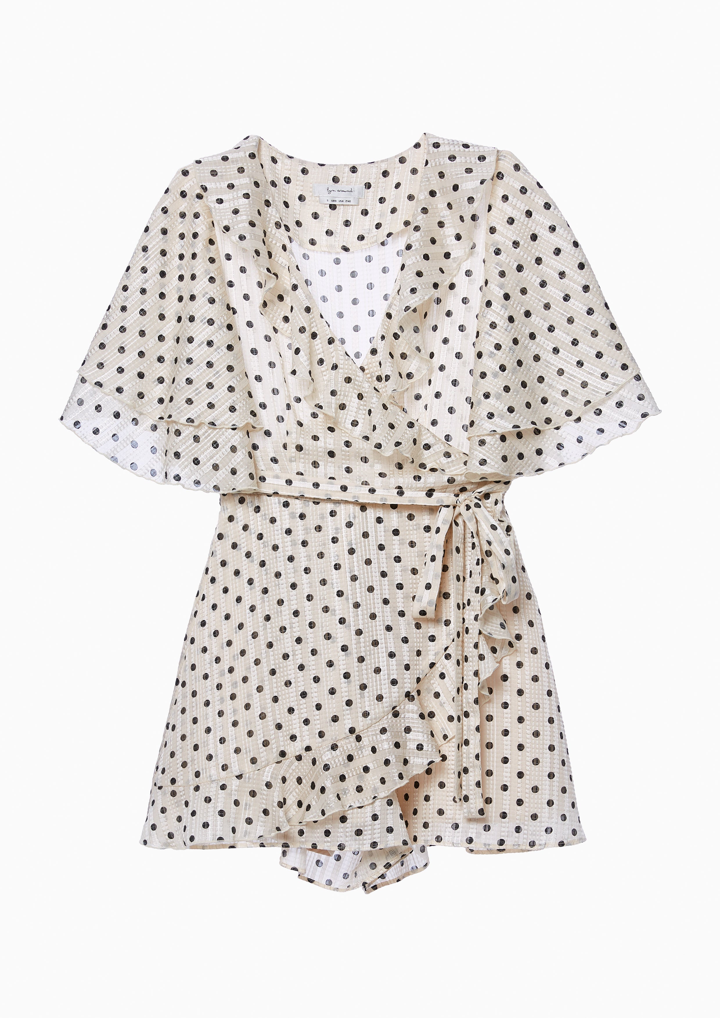 Polka-Dot Ruffle Romper Lost In Museum Collection