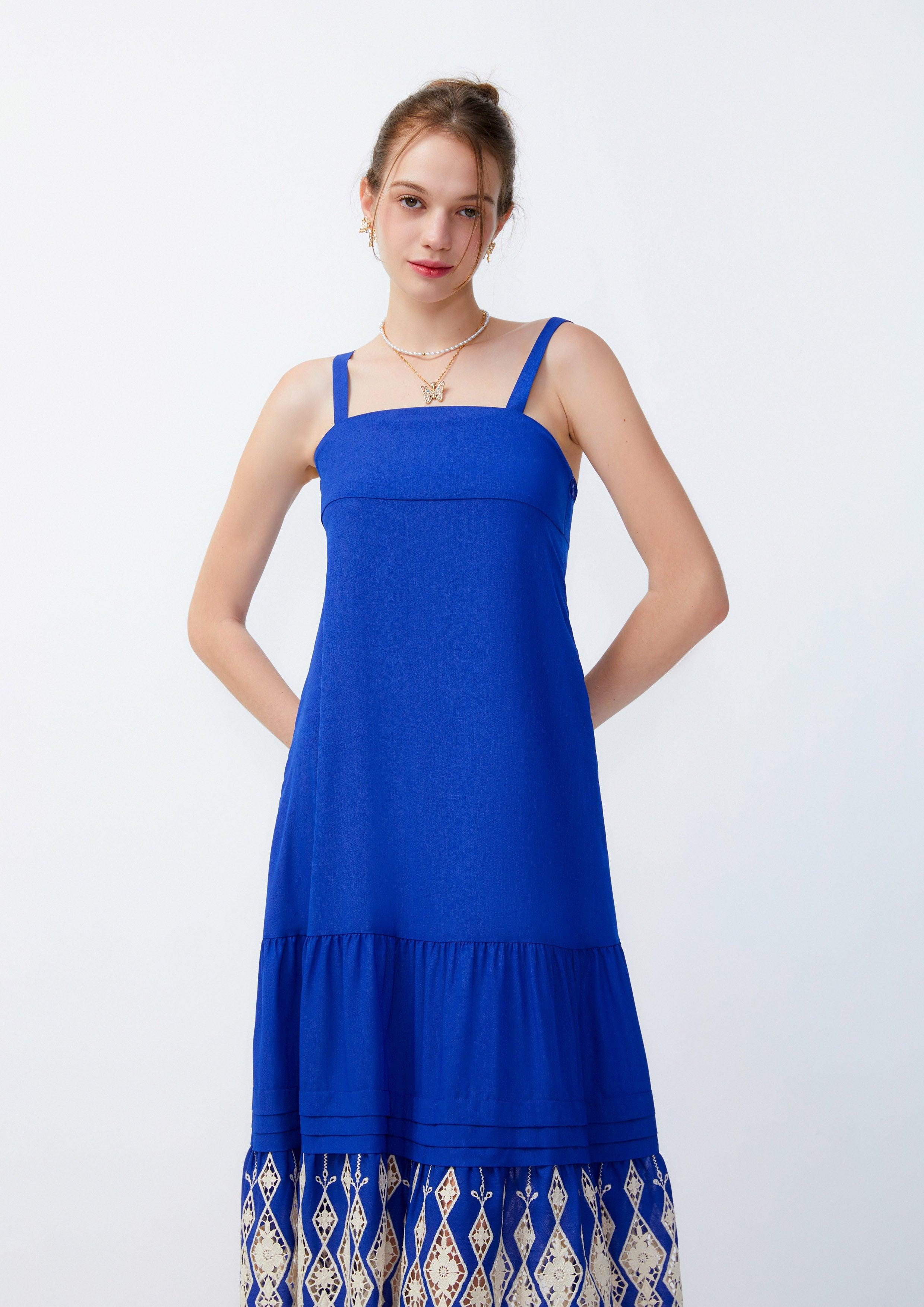 Broderie Relaxed Midi Dress  Lost in Museum Collection