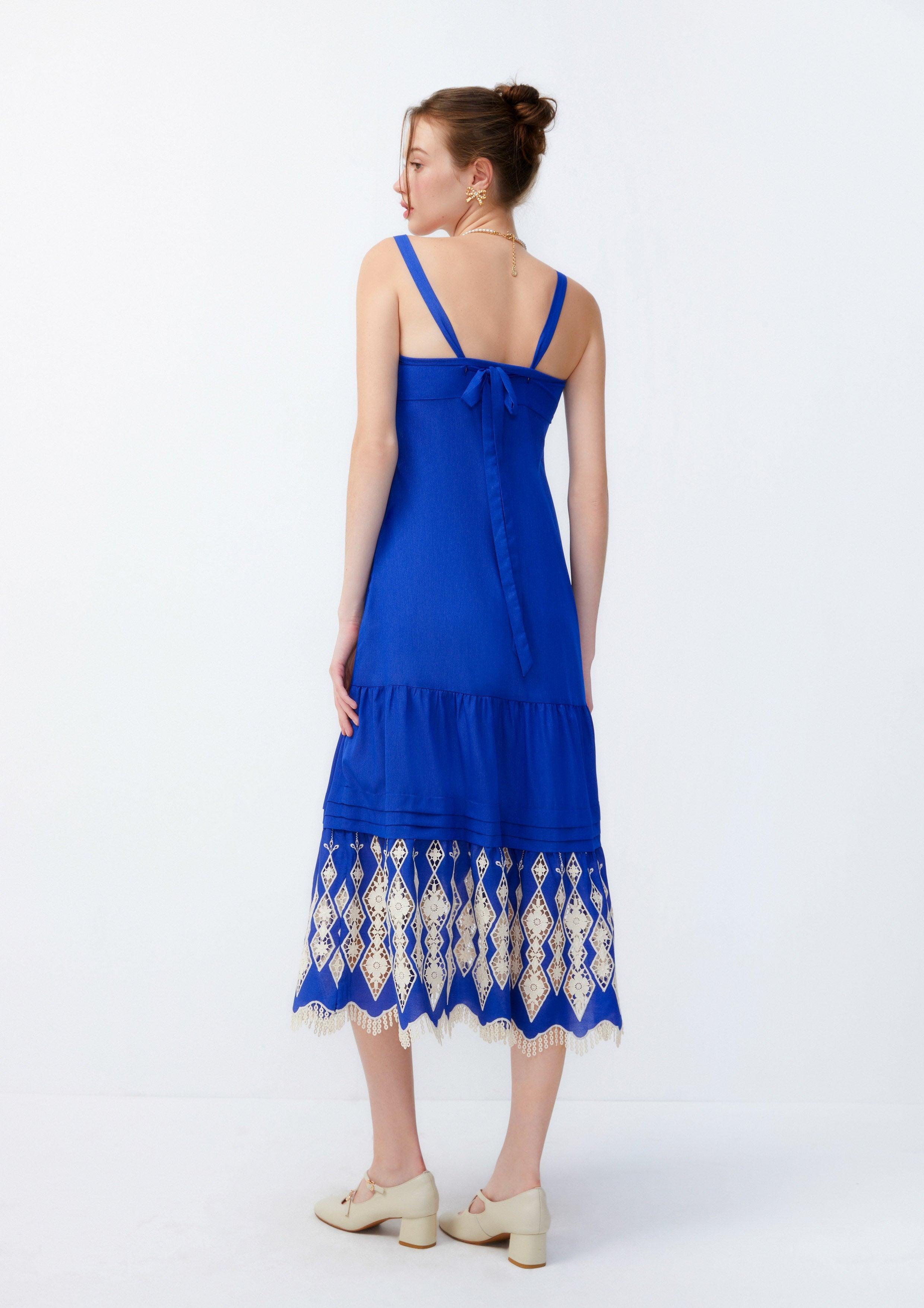 Broderie Relaxed Midi Dress  Lost in Museum Collection