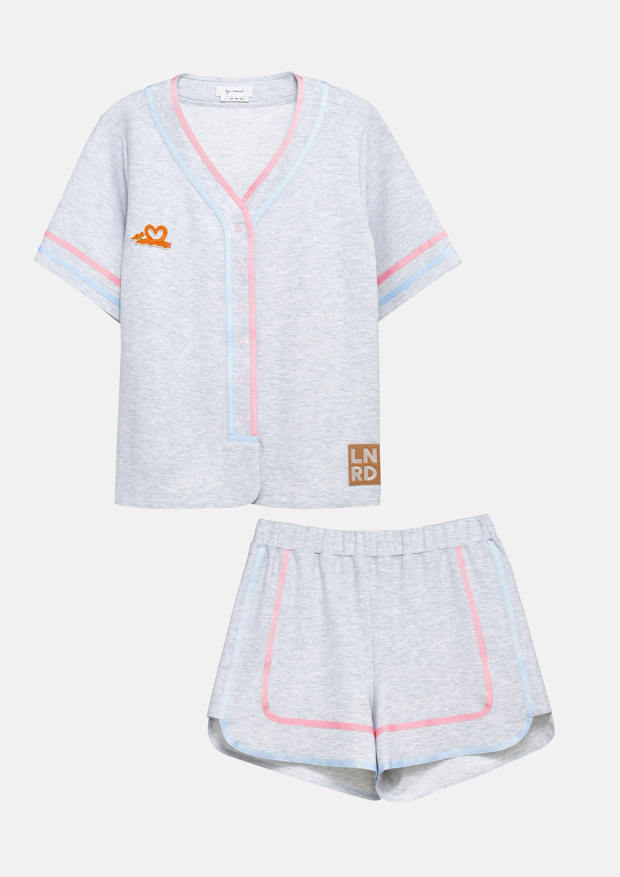 Lost In Museum Sporty Woofy Ensemble Set Grey