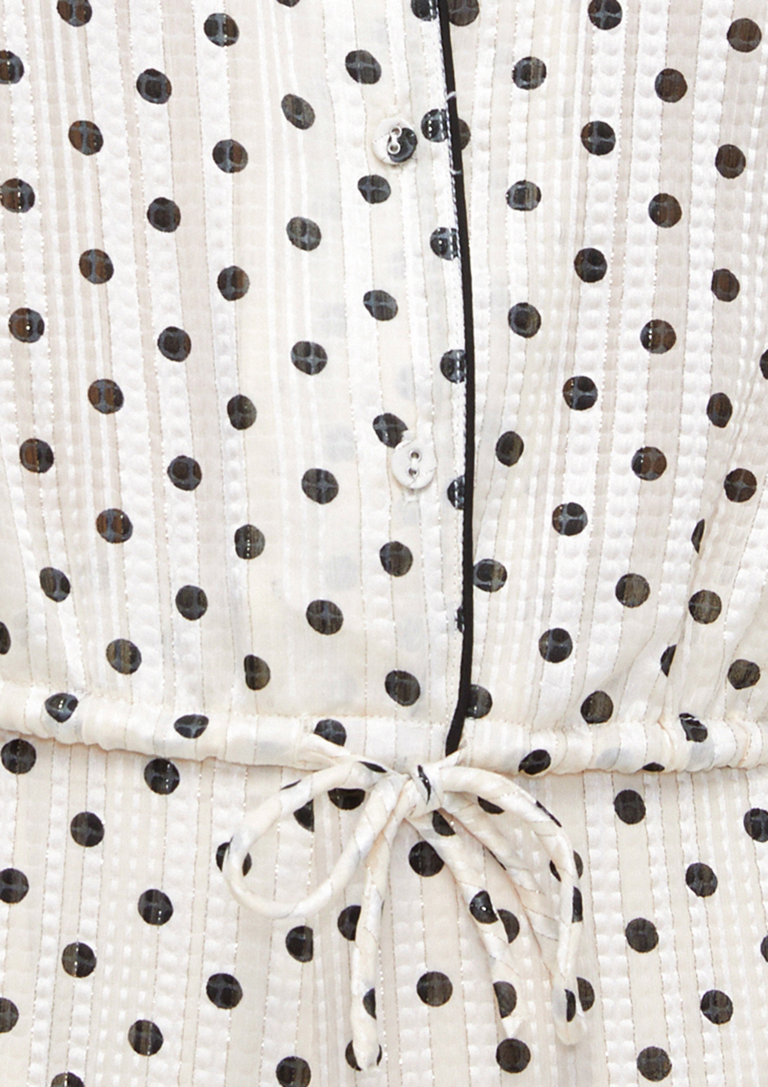 Polka-Dot Ensemble Set Shirt and Shorts Lost In Museum Collection