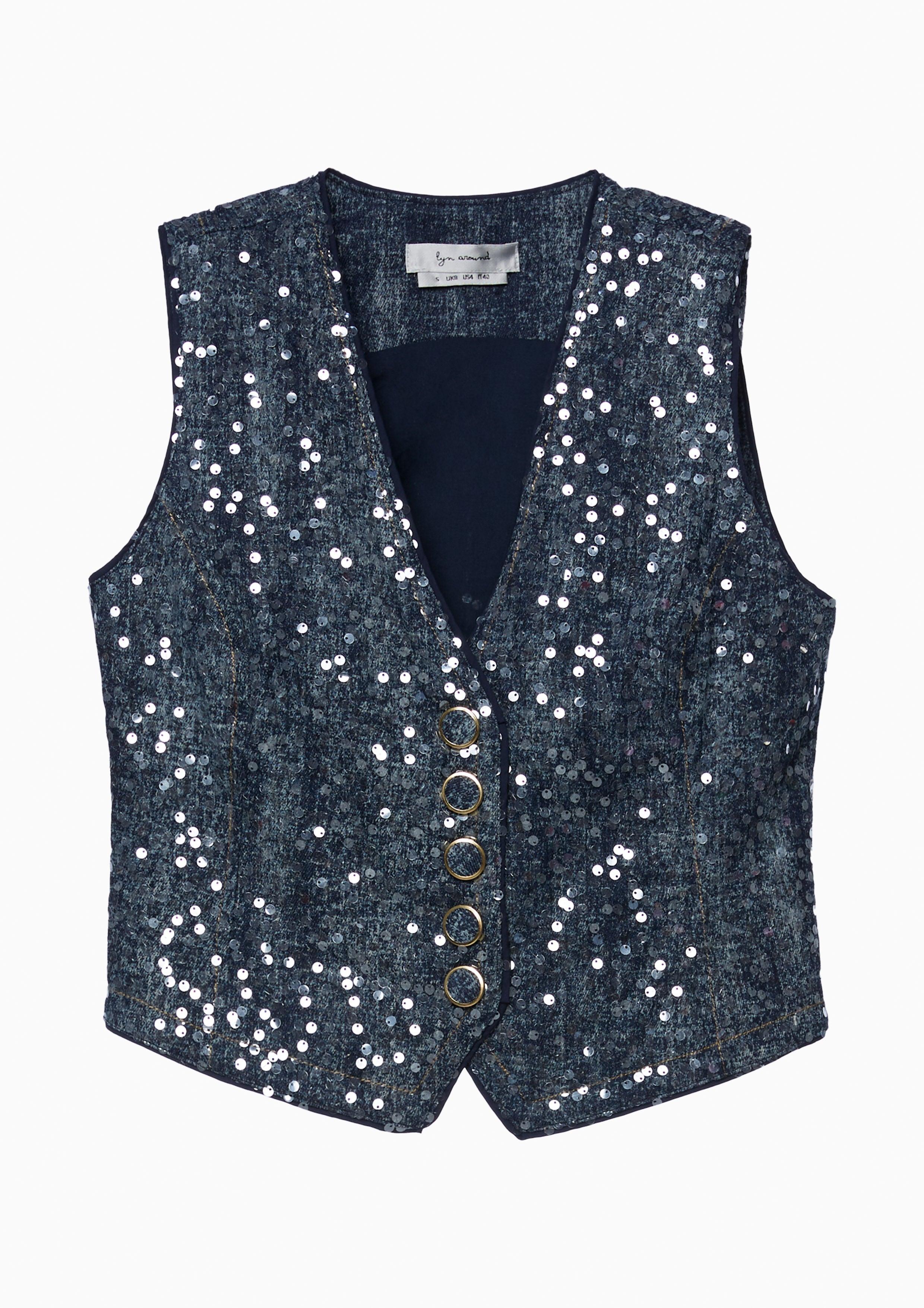 Sequin Vest Lost In Museum Collection