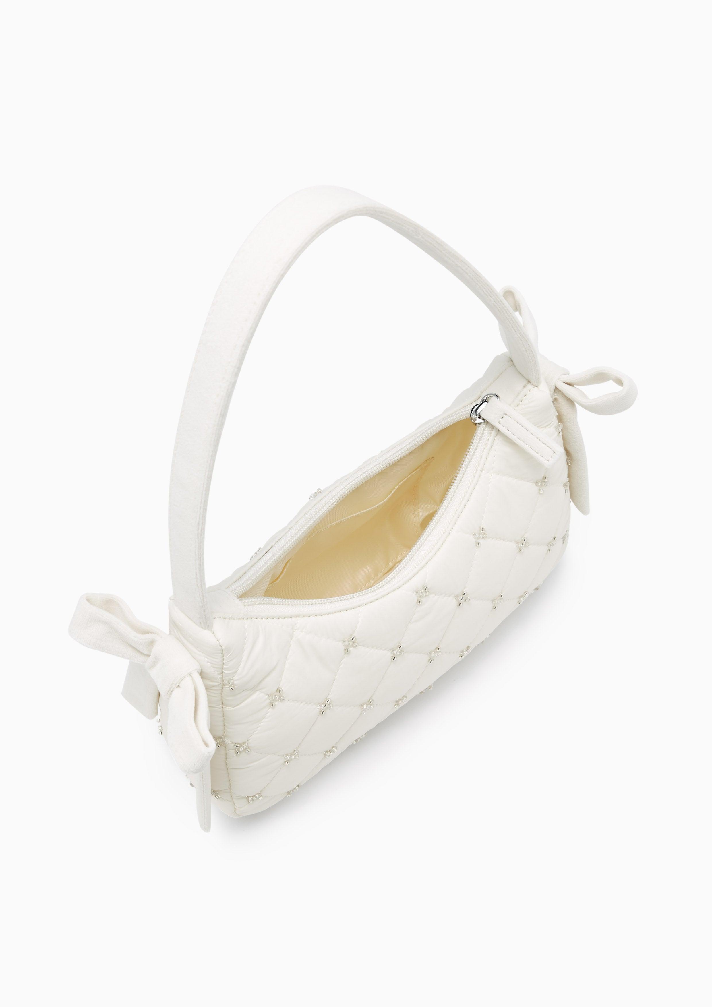 Monsili Top Handle Bag White