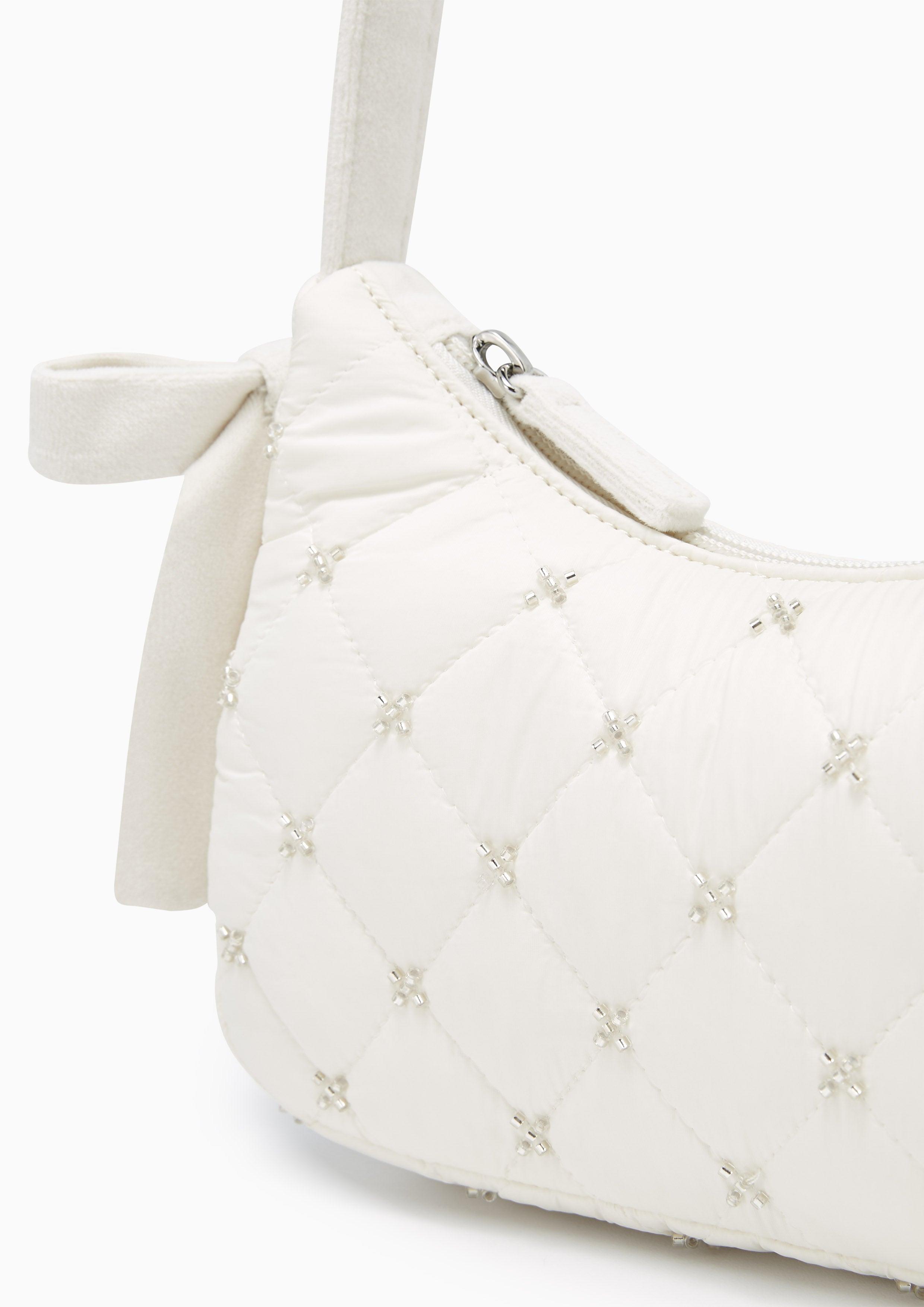 Monsili Top Handle Bag White