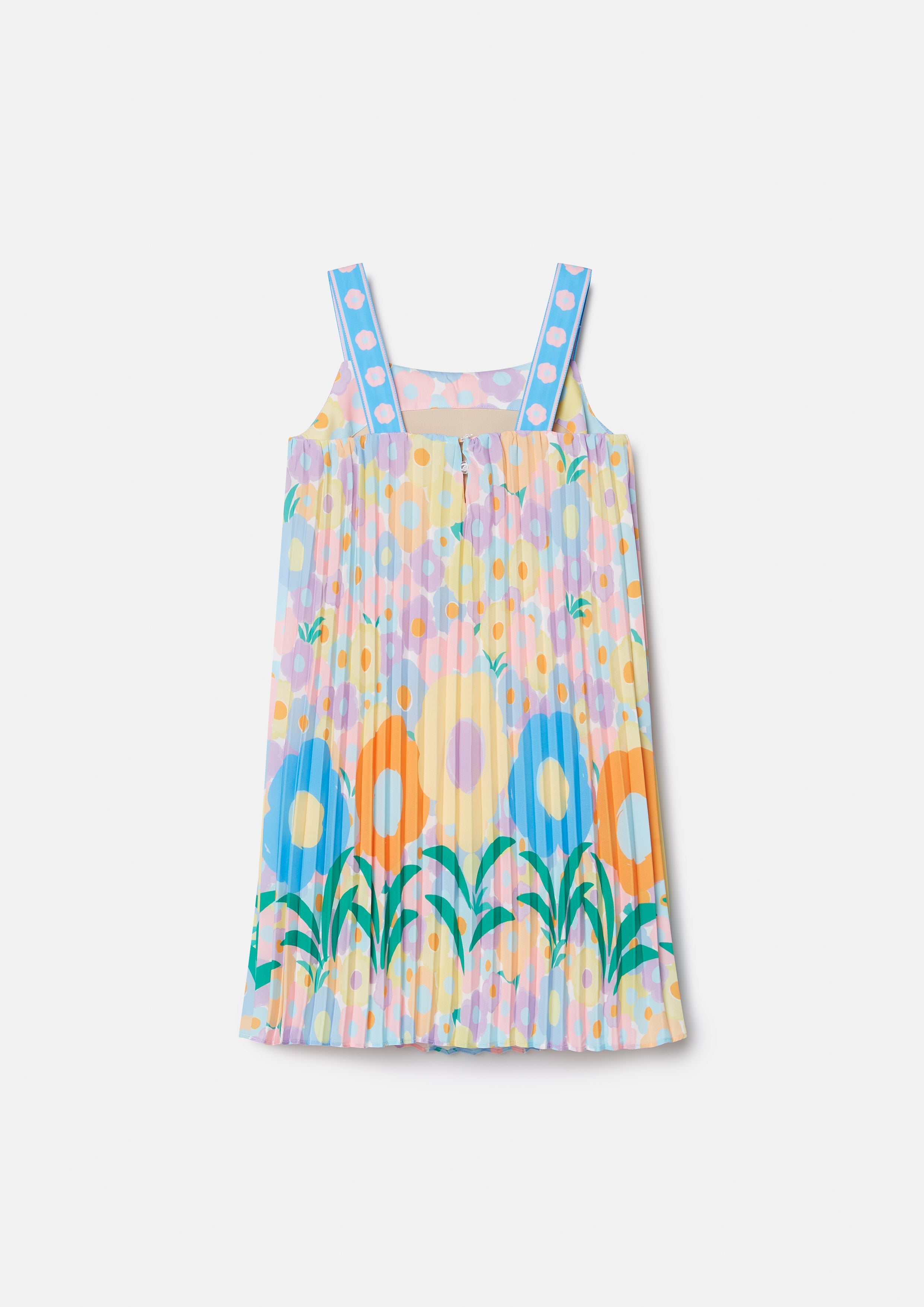 Colorful Blossom Sleeveless Kid Dress Femme Power Collection