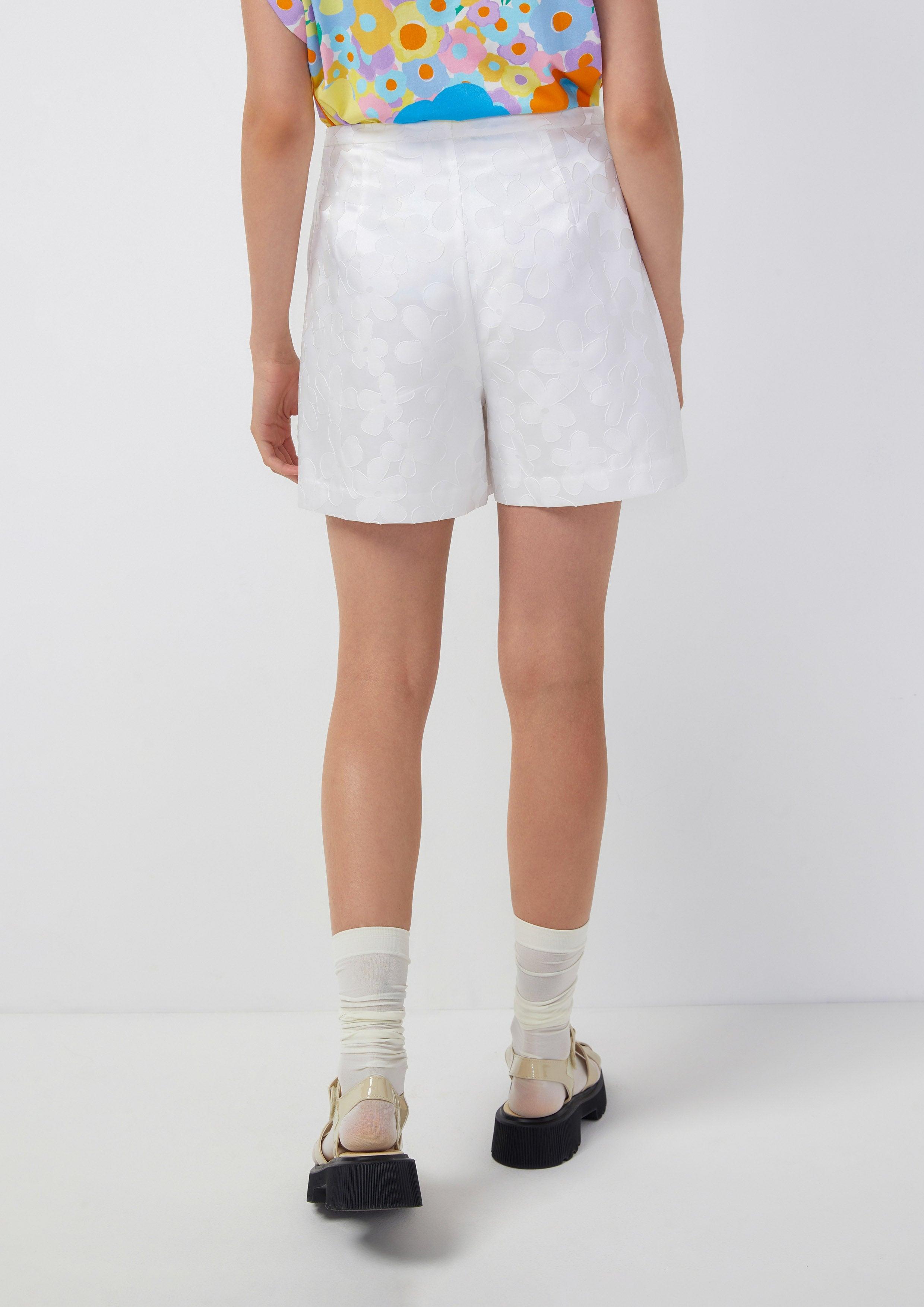 Femme Power Blossom Shorts White