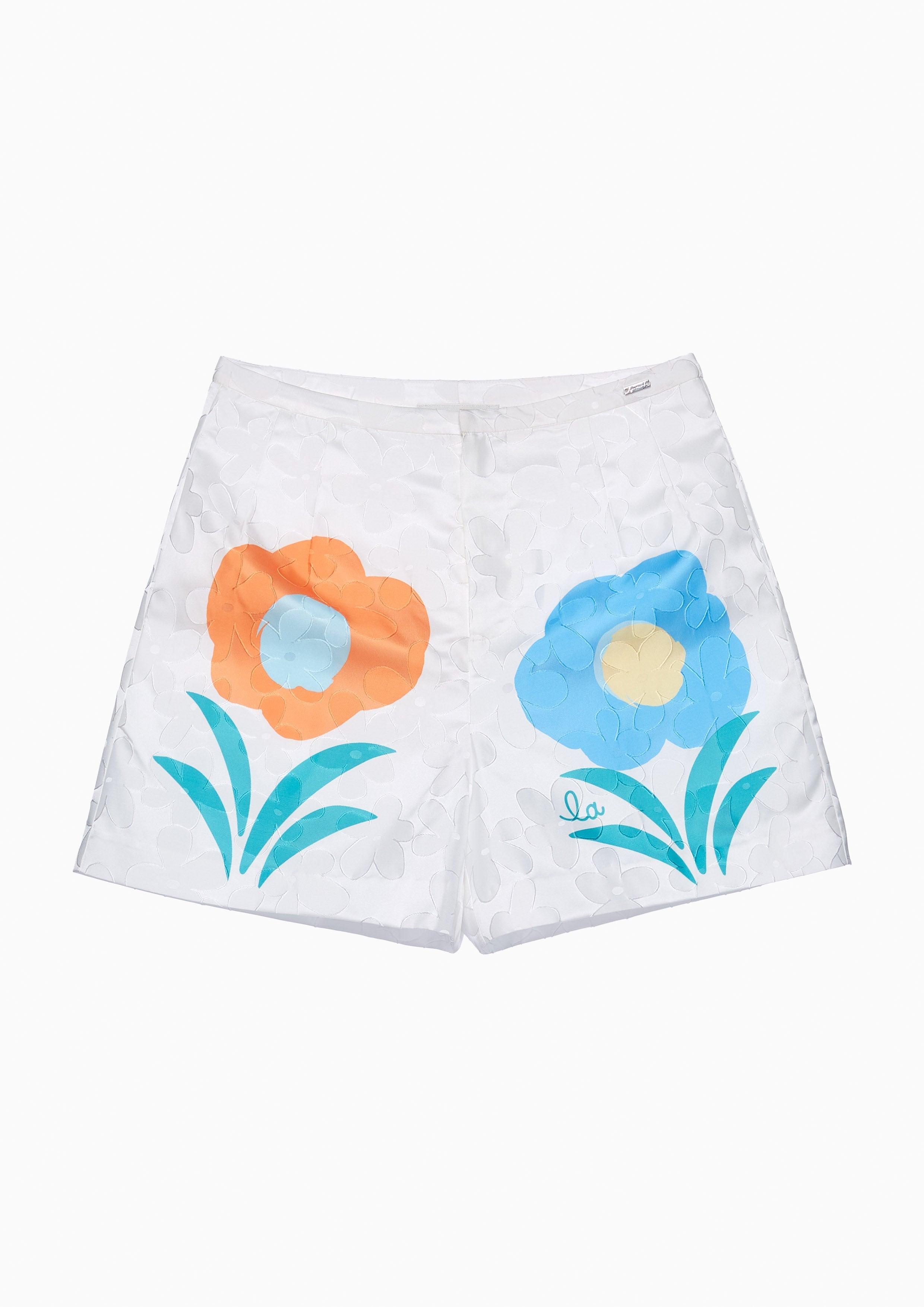 Femme Power Blossom Shorts White